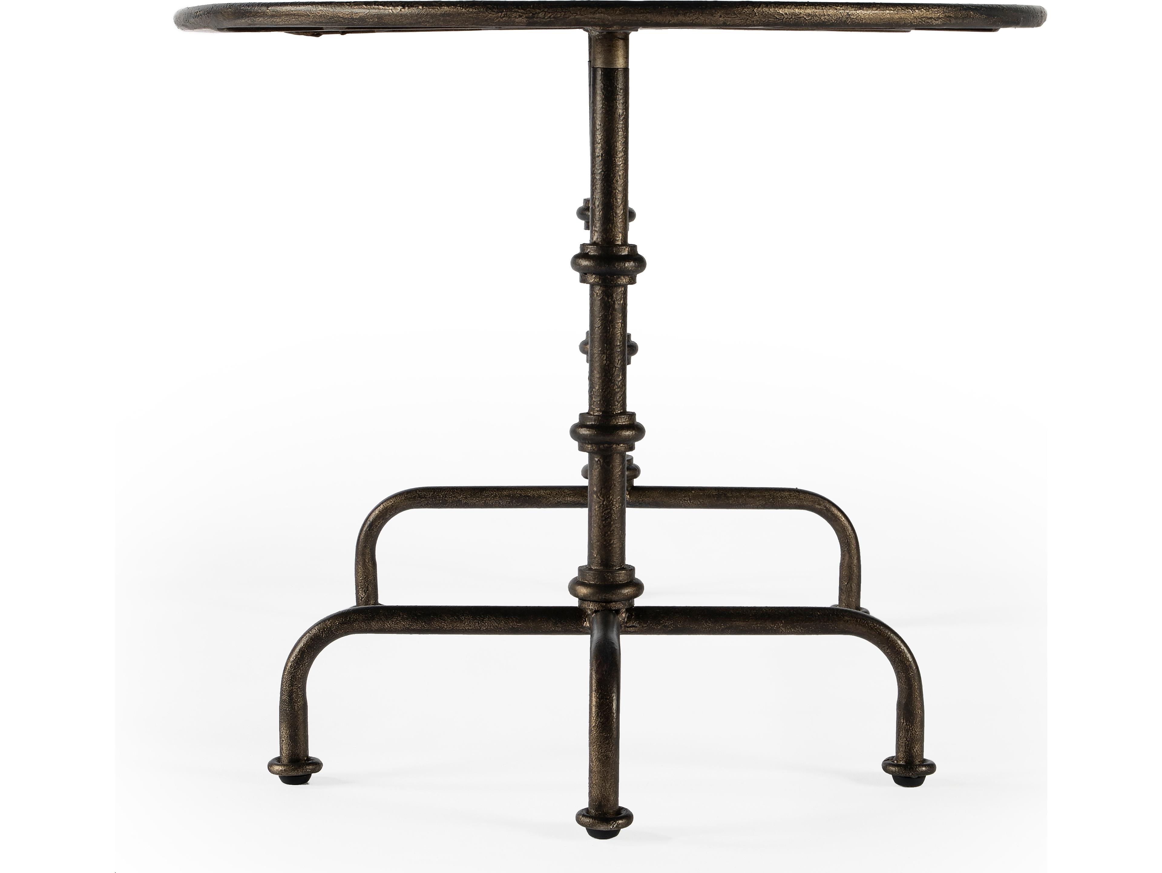 Butler Kira Oval Steel Metalworks Coffee Table