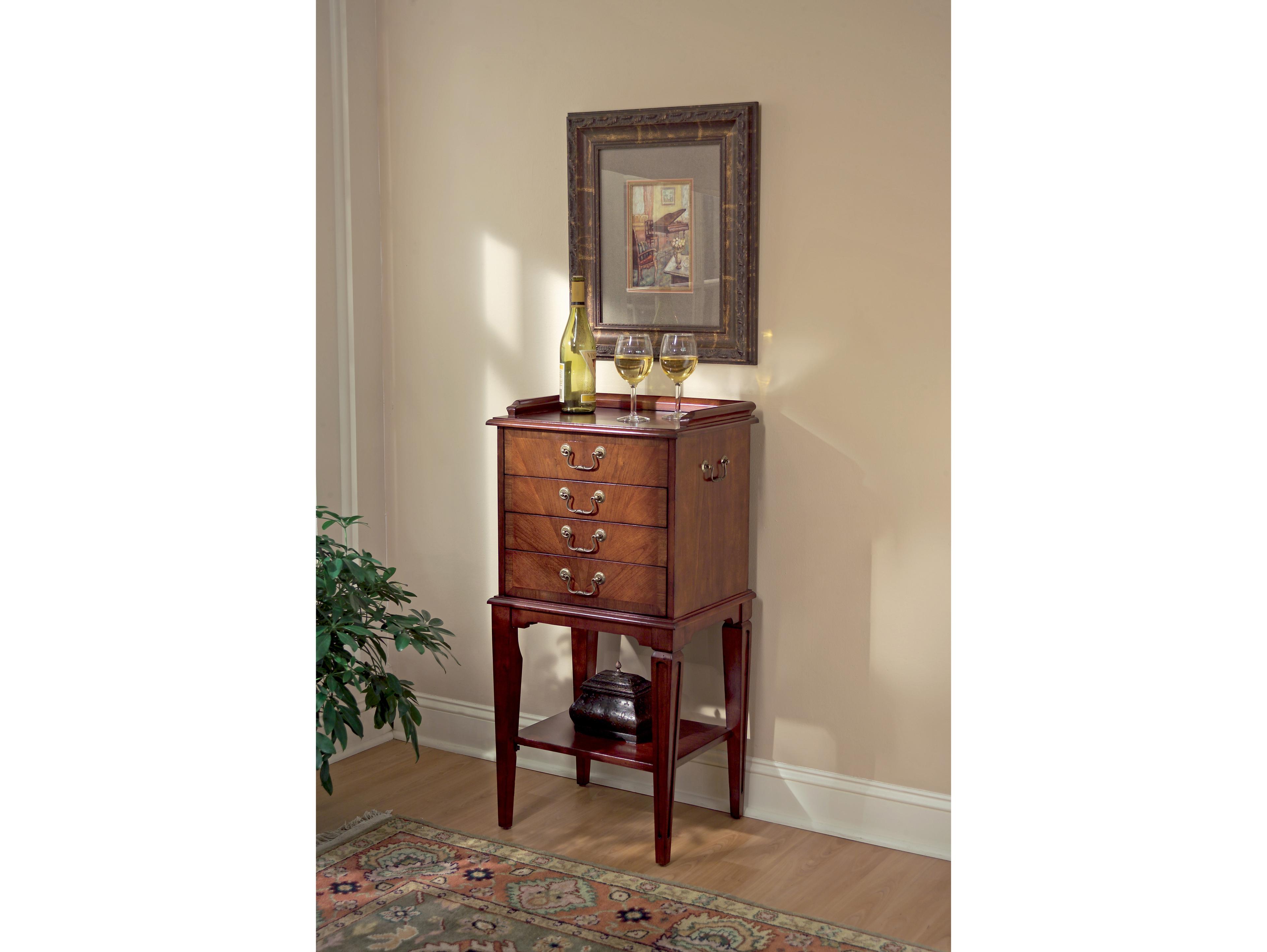 Butler Hardwick 4-Drawers Brown Poplar Wood Dresser