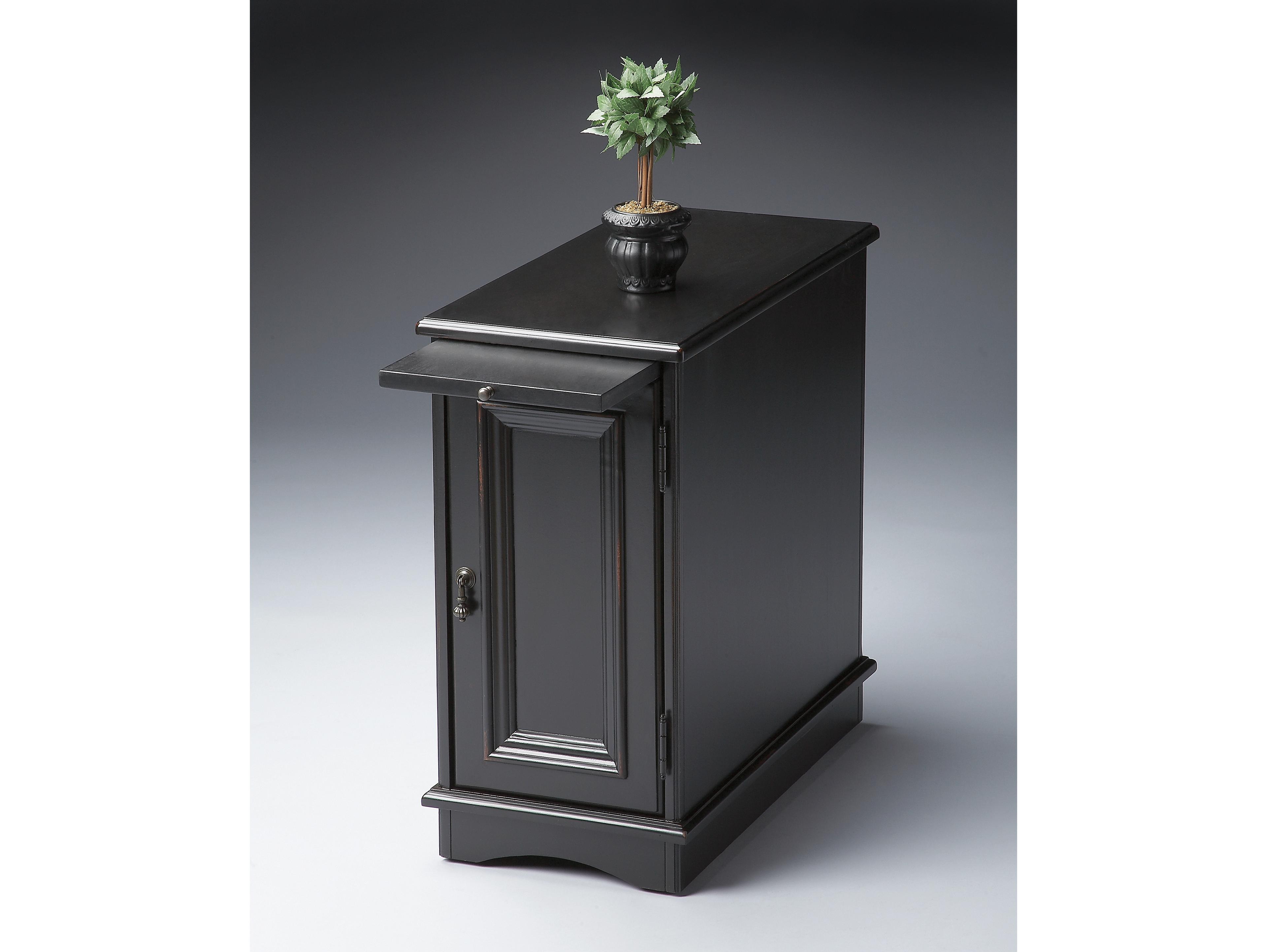 Butler Harling Rectangular Wood Black Licorice End Table