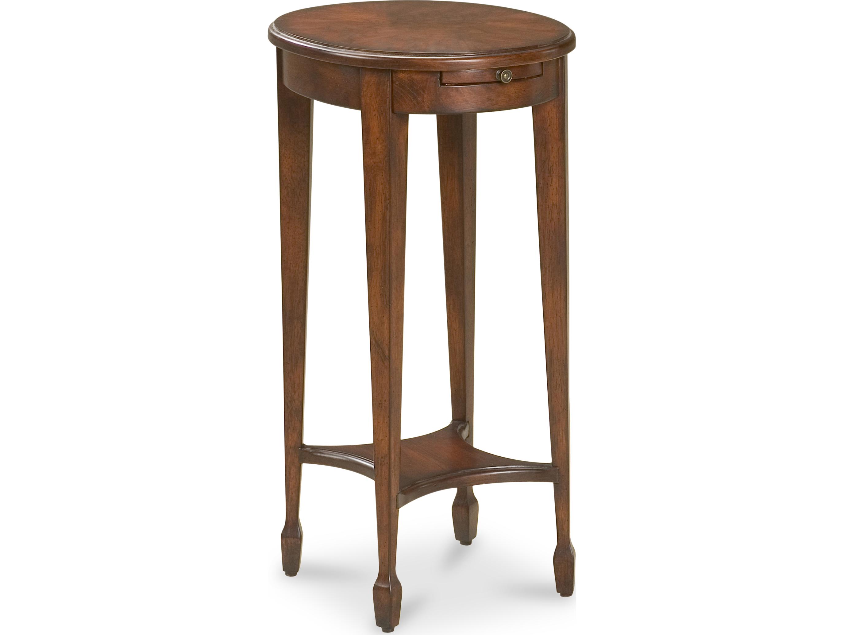 Butler Arielle Oval Wood Cherry End Table