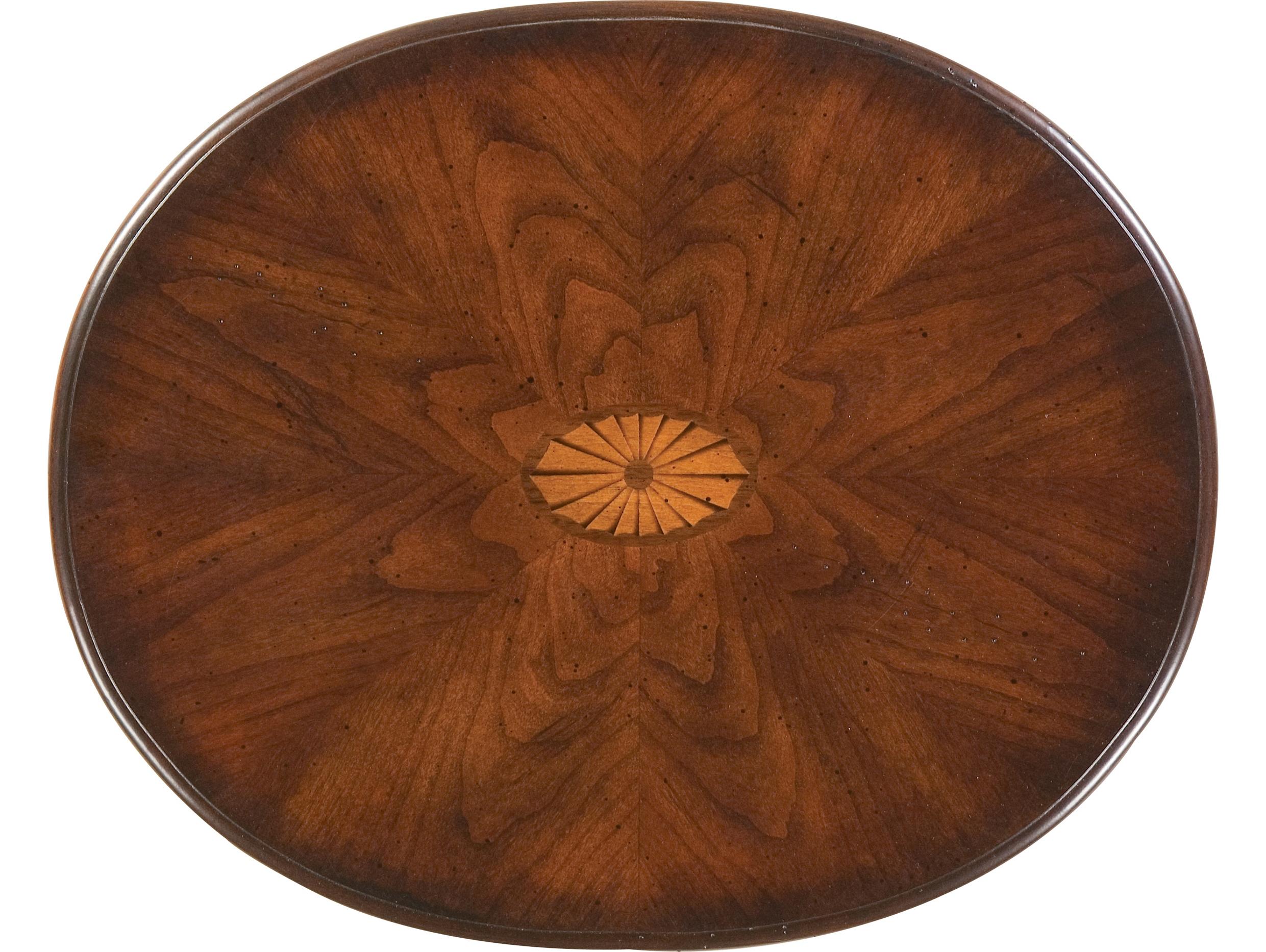 Butler Arielle Oval Wood Cherry End Table