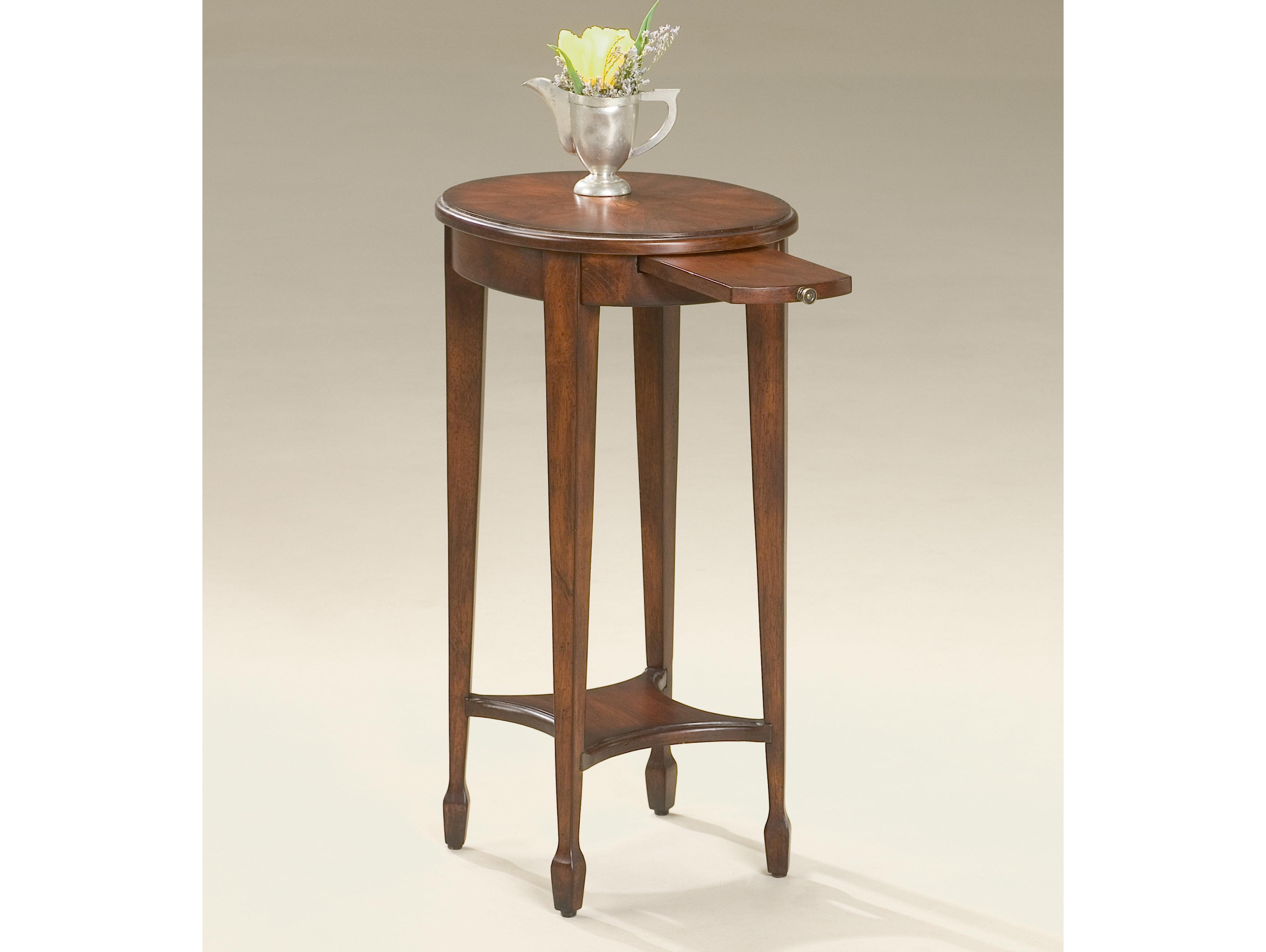 Butler Arielle Oval Wood Cherry End Table