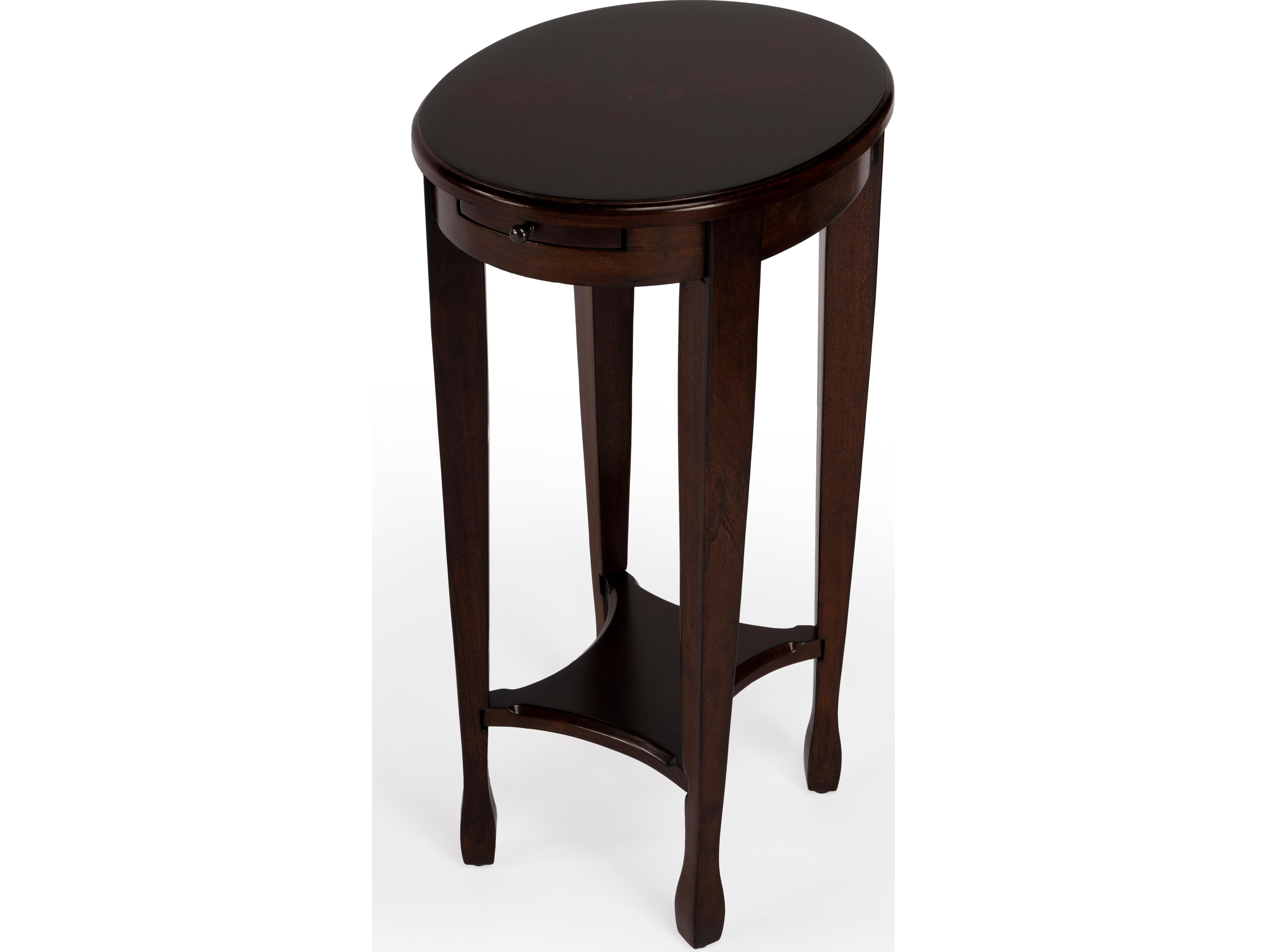 Butler Arielle Oval Wood Chestnut Burl End Table
