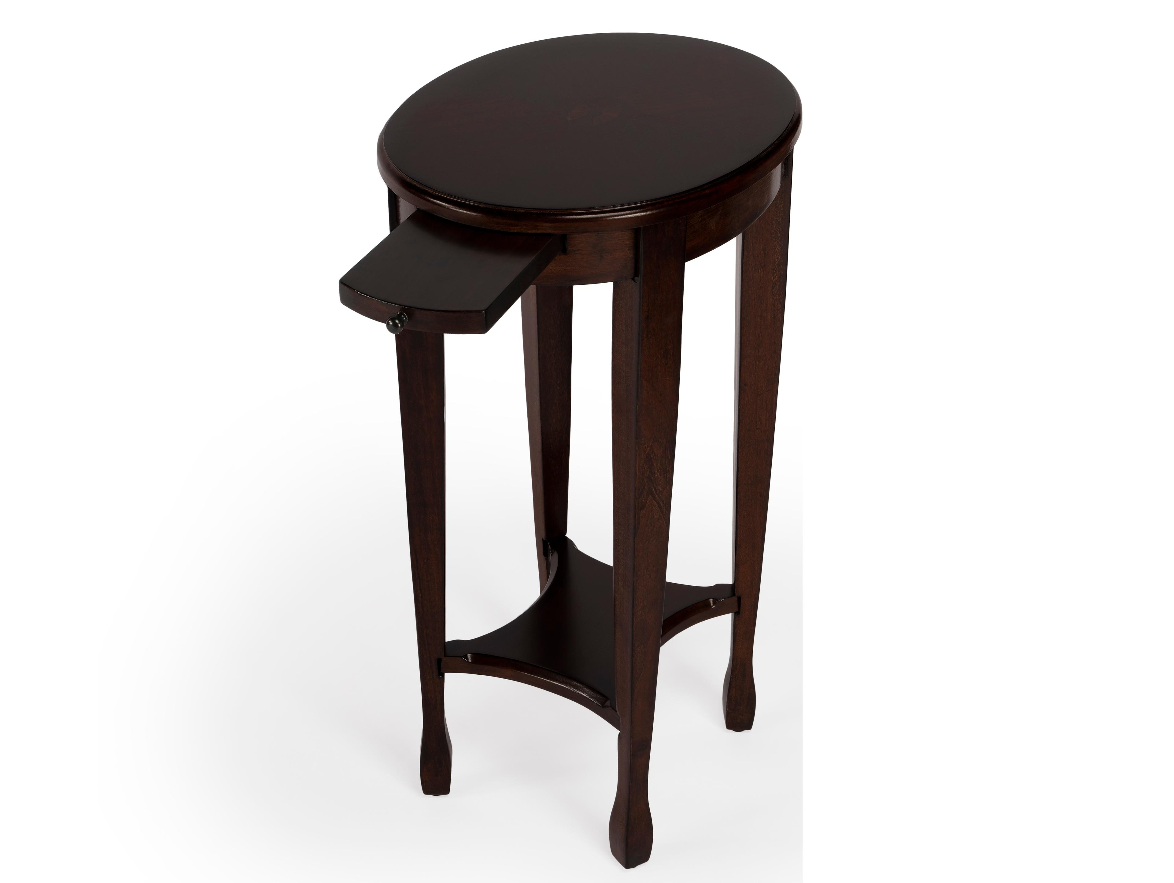 Butler Arielle Oval Wood Chestnut Burl End Table