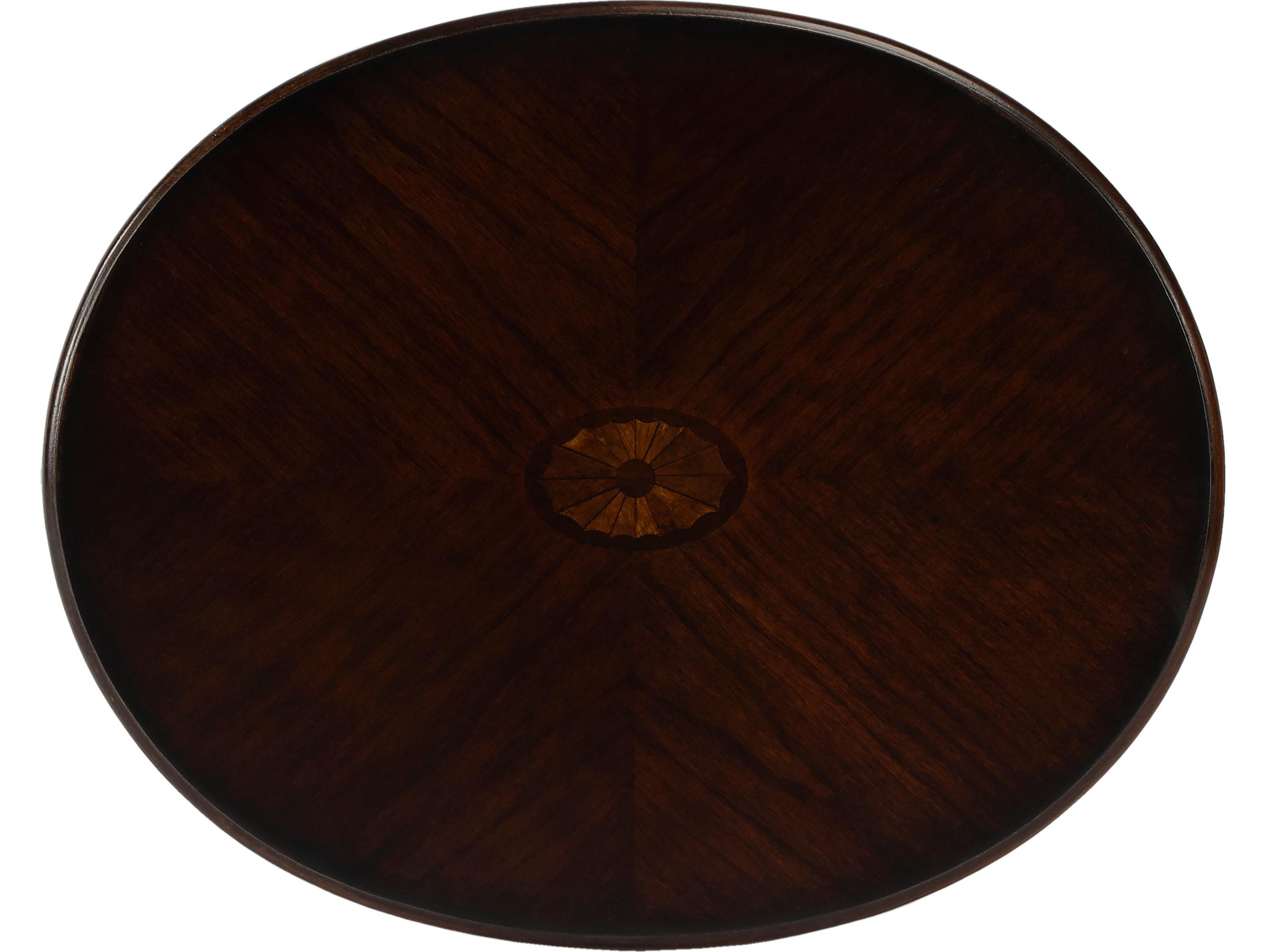 Butler Arielle Oval Wood Chestnut Burl End Table