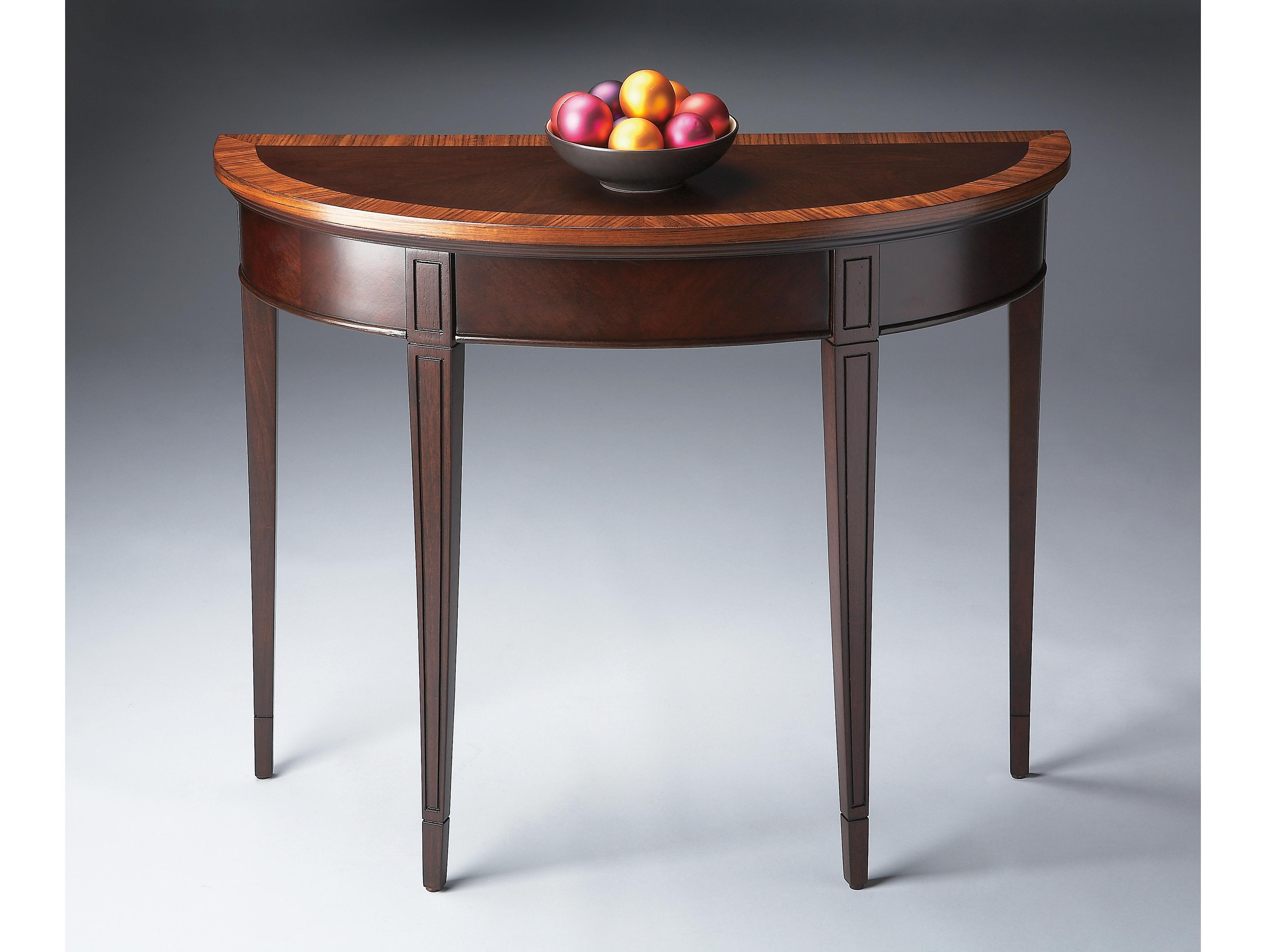 Butler Hampton Wood Cherry Nouveau Console Table