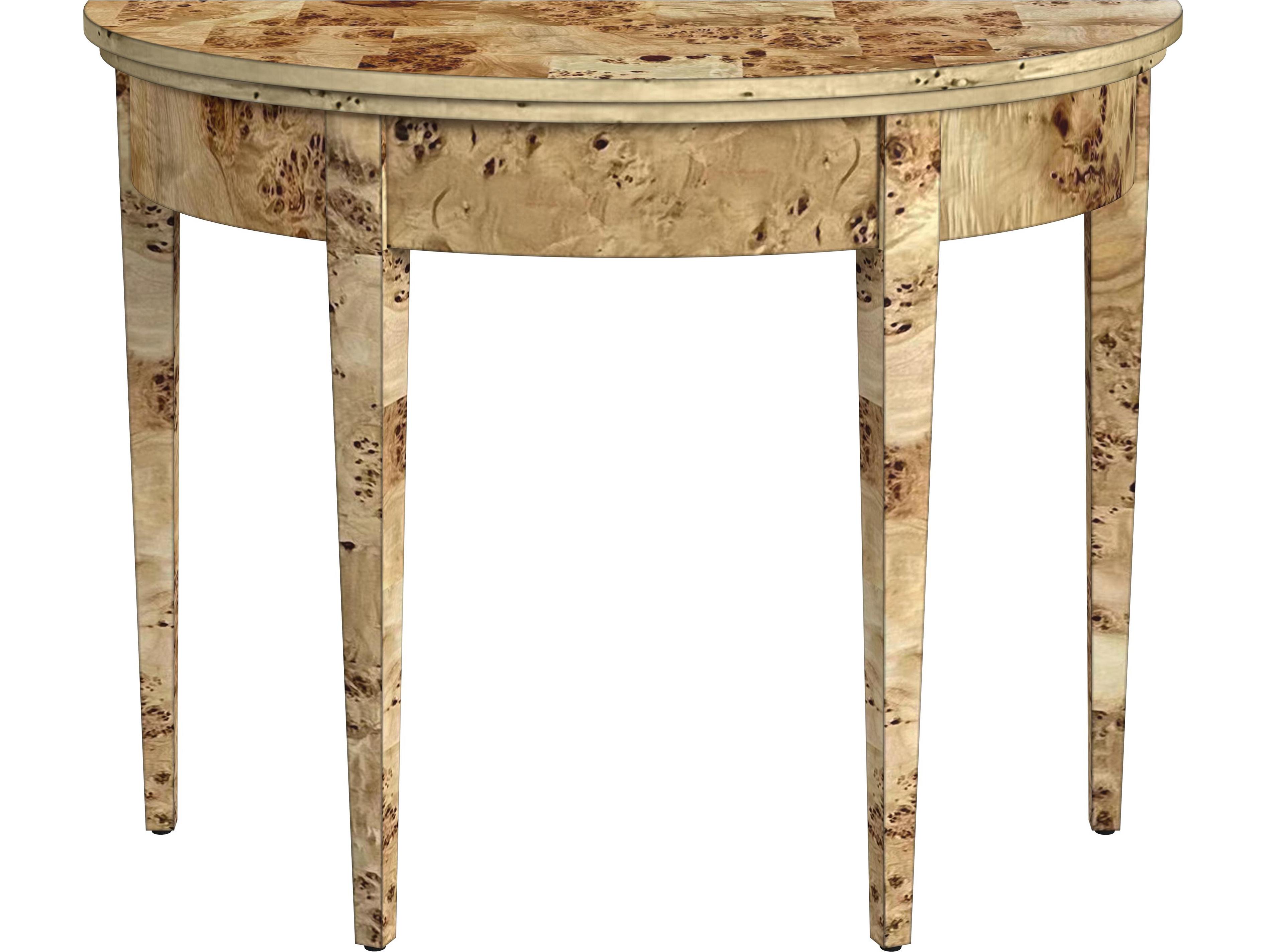 Butler Hampton Wood Light Burl Console Table