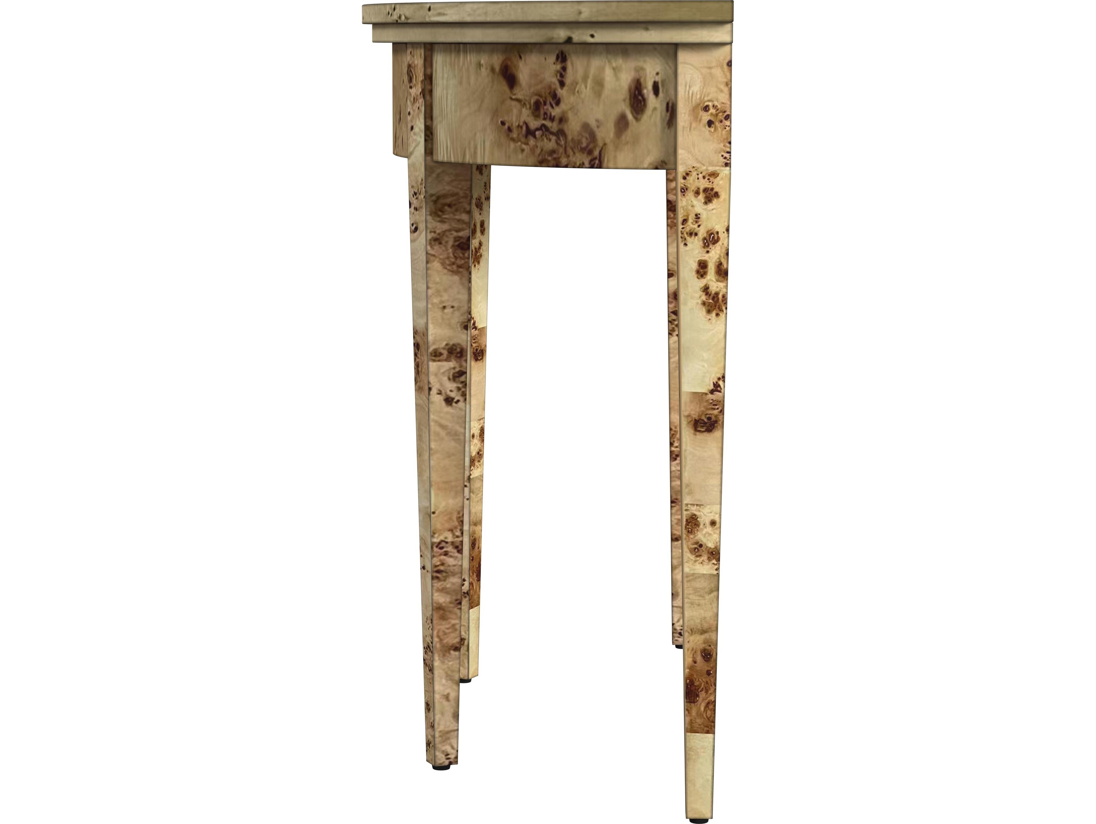 Butler Hampton Wood Light Burl Console Table
