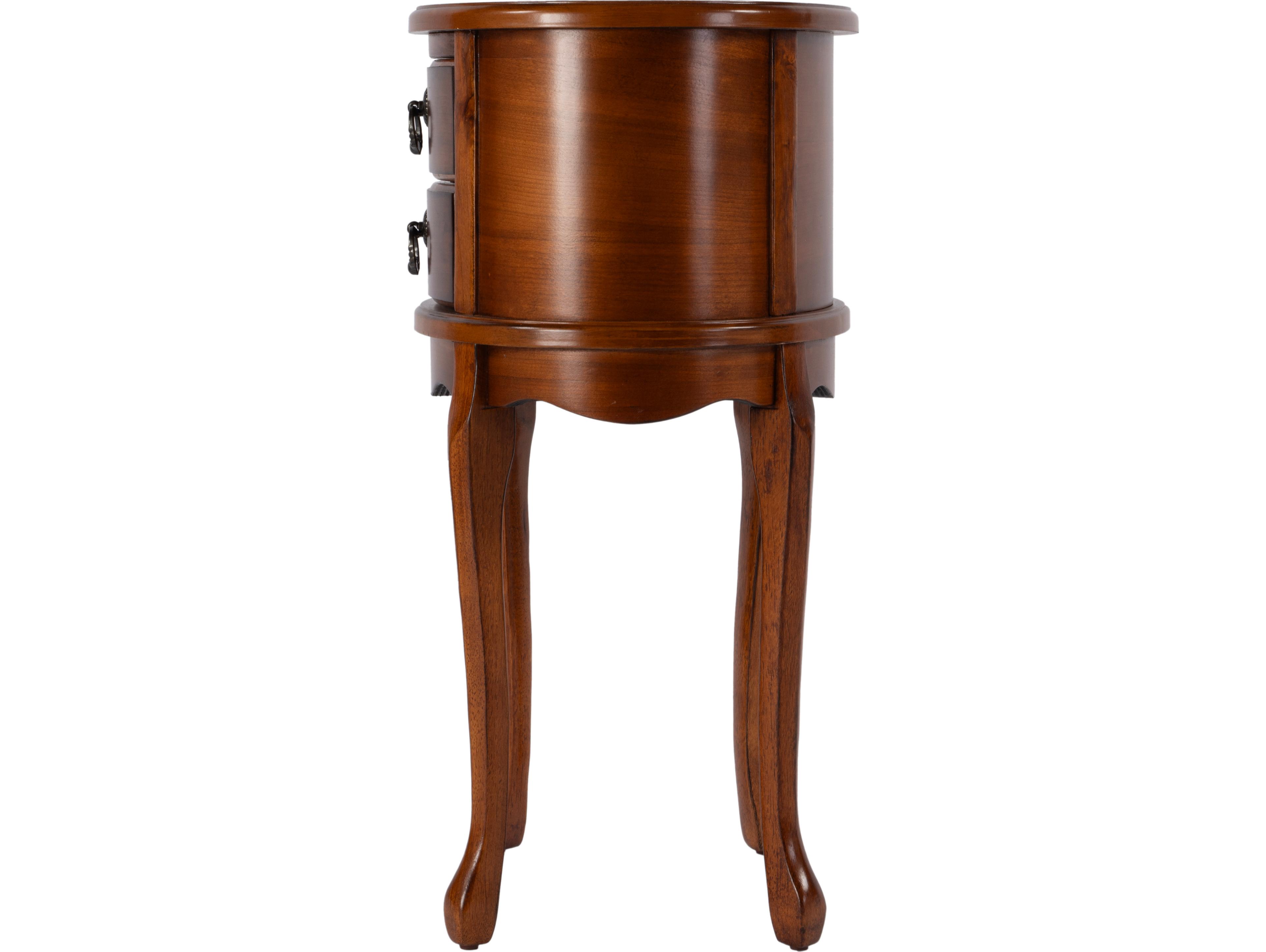 Butler Whitley Oval Wood Olive Ash End Table