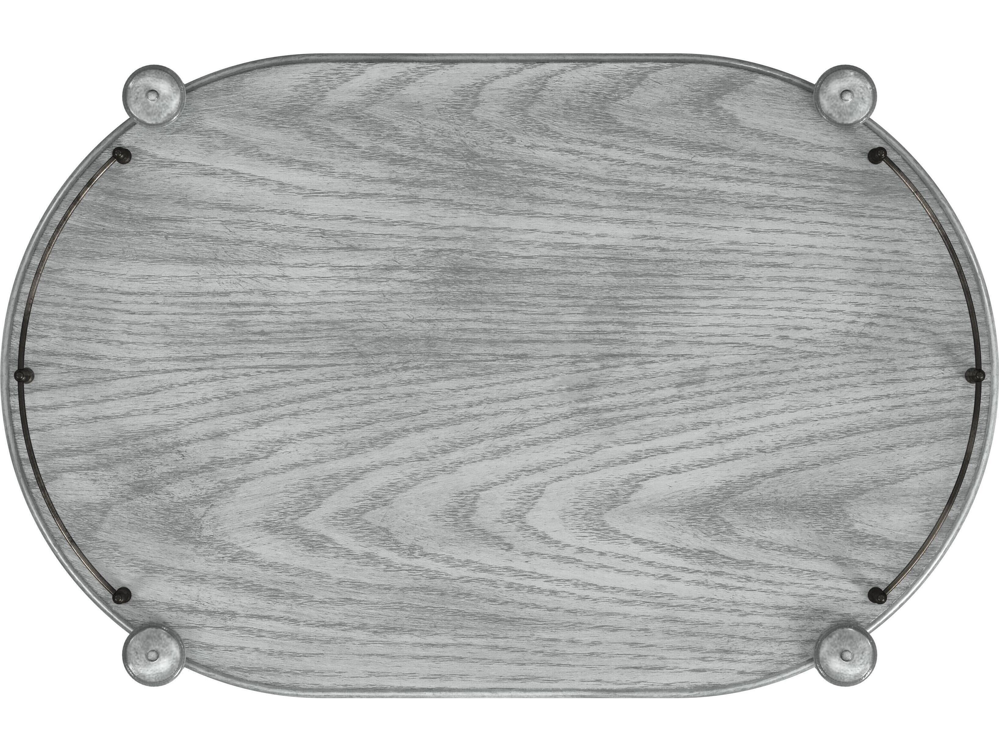 Butler Kathleen Wood Powder Gray Bar Cart