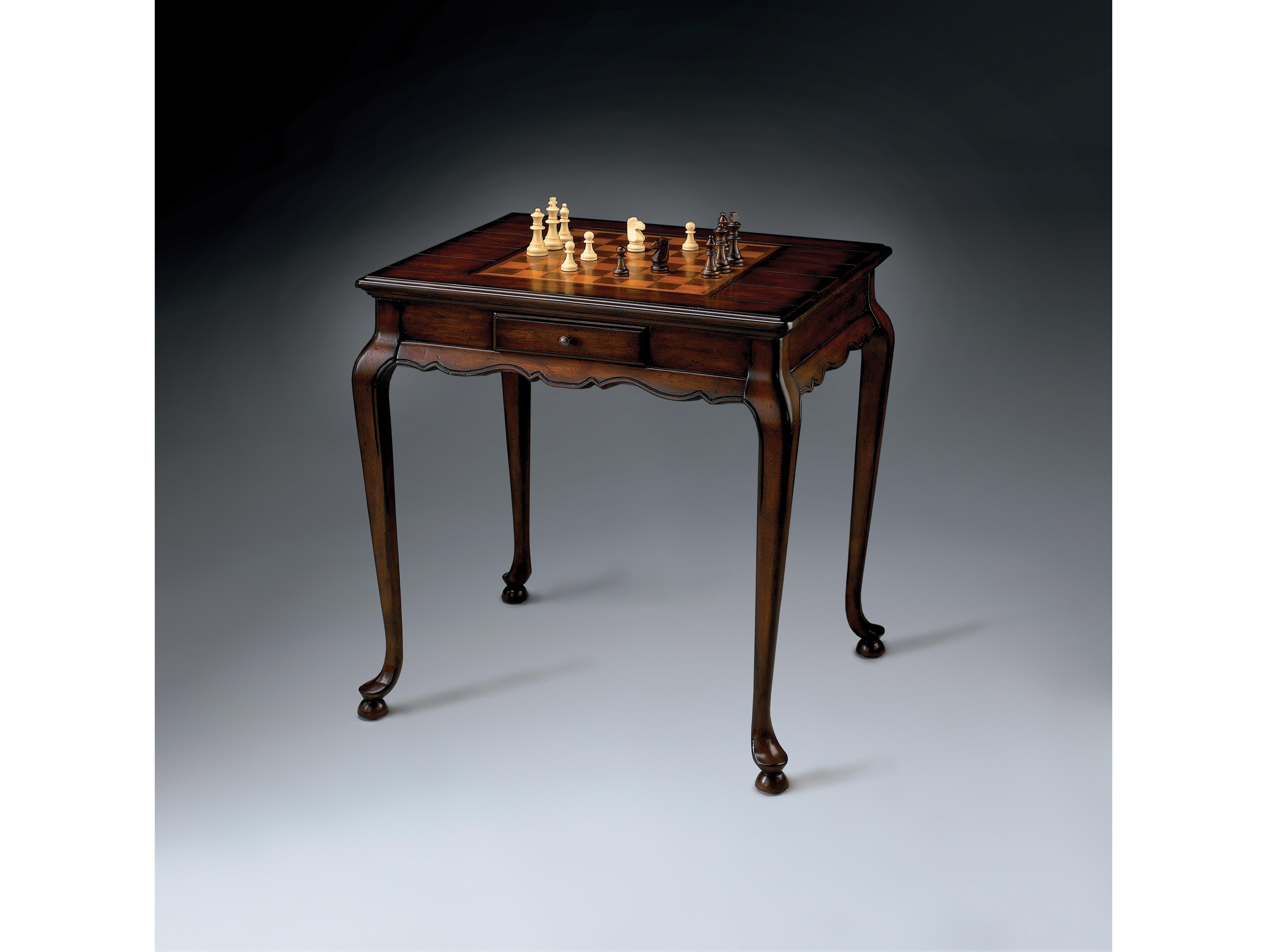 Butler Bannockburn Brown Maple Wood Cherry Game Table