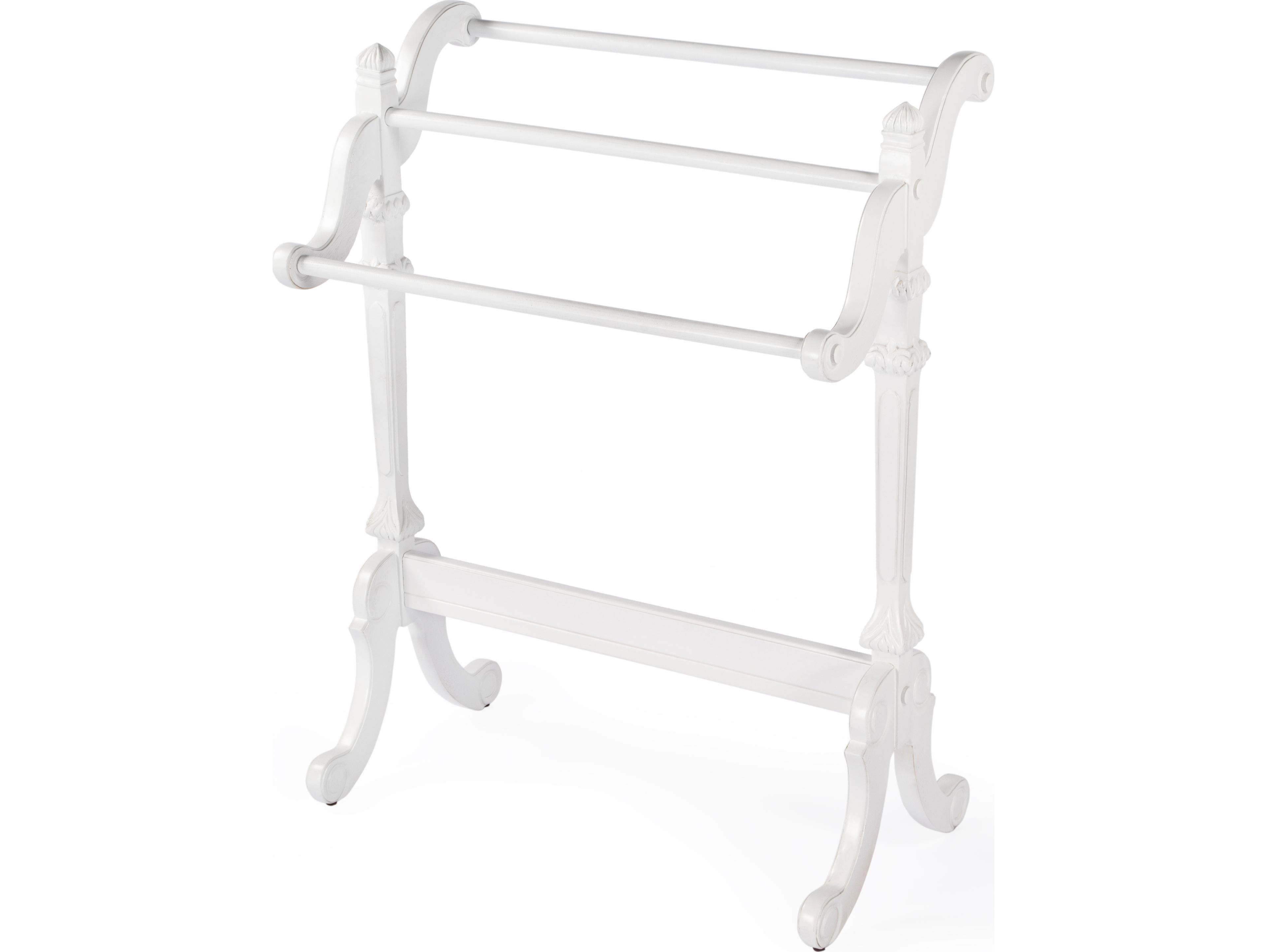 Butler Newhouse Cottage White Blanket Rack