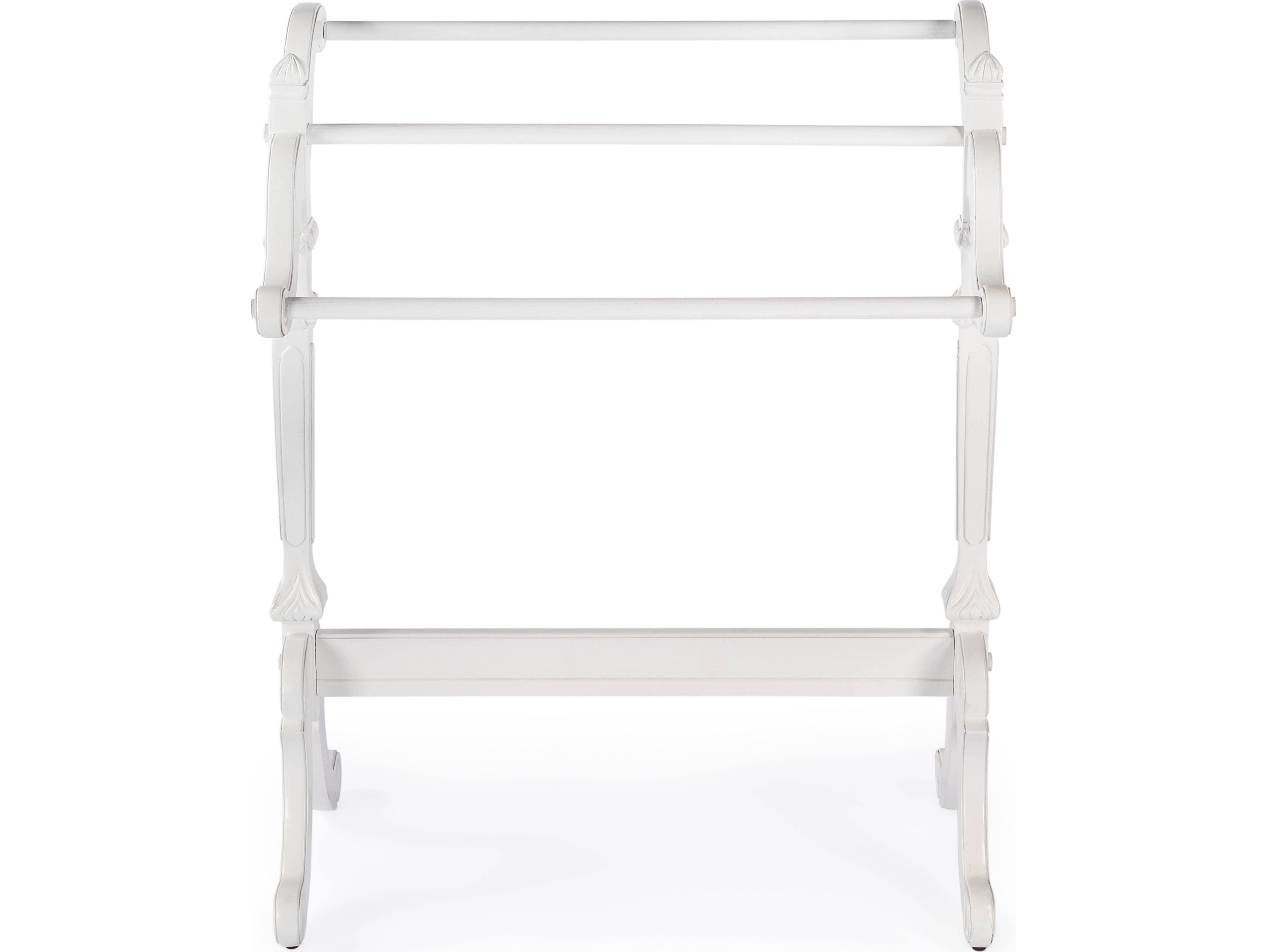 Butler Newhouse Cottage White Blanket Rack