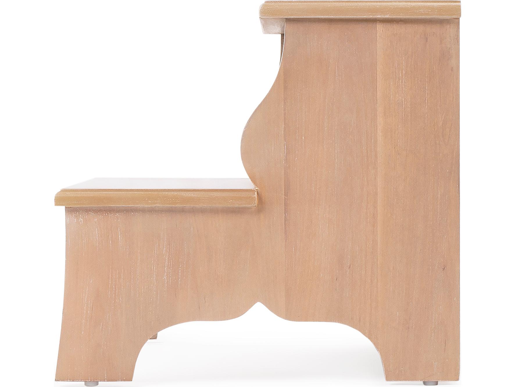 Butler Melrose Driftwood Beige Accent Stool