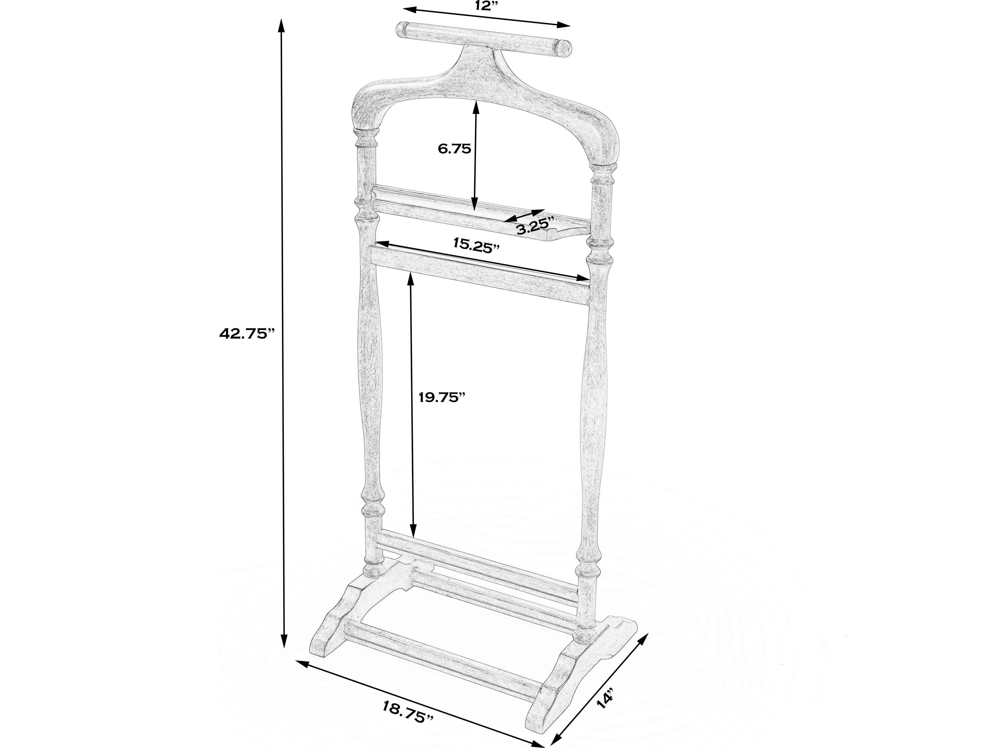 Butler Judson Olive Ash Valet Stand