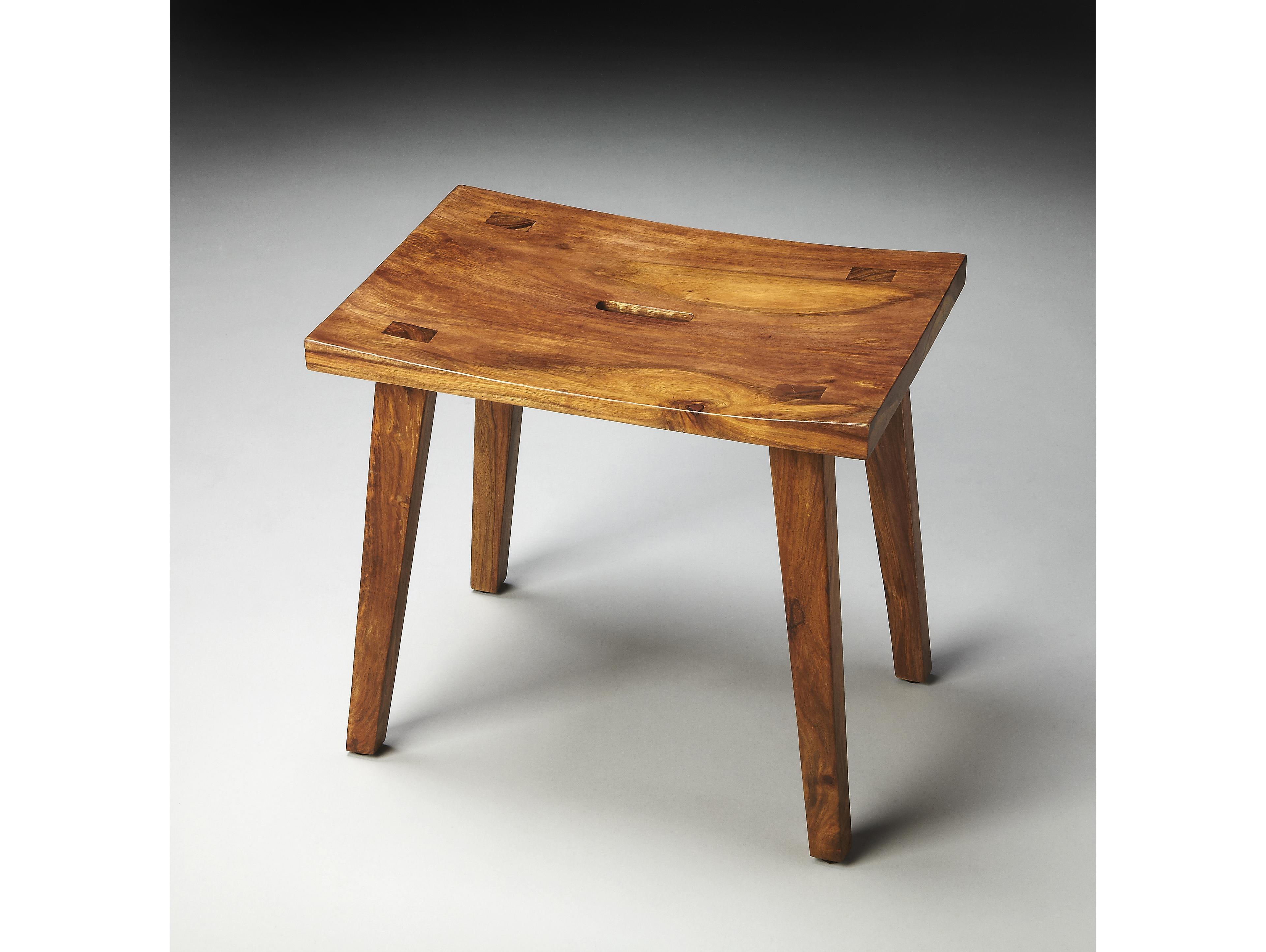 Butler Rohan Brown Accent Stool