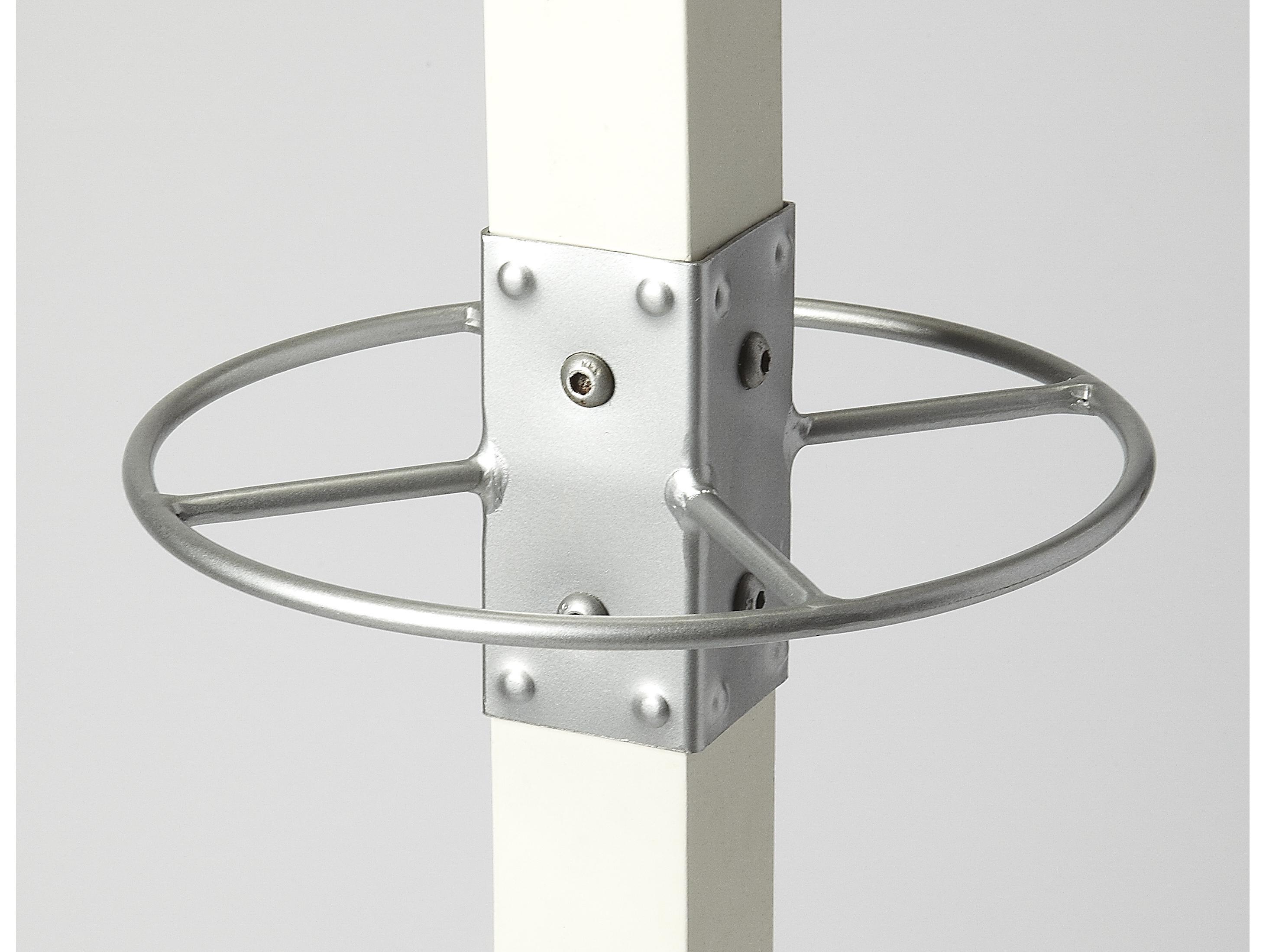 Butler Logan Square Antique White Coat Rack with Umbrella Holder