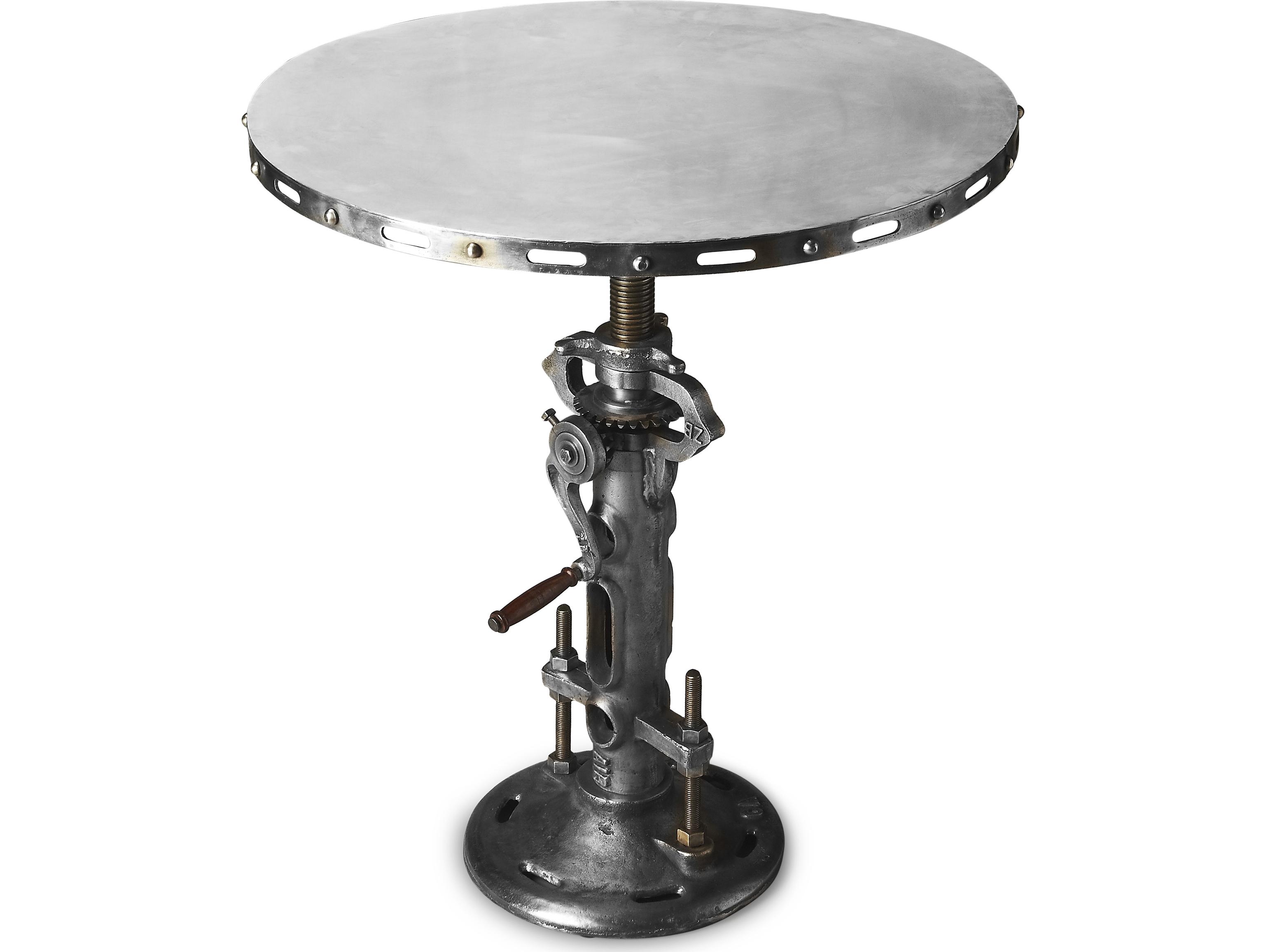 Butler Fenwick Metalworks Round Bar Table