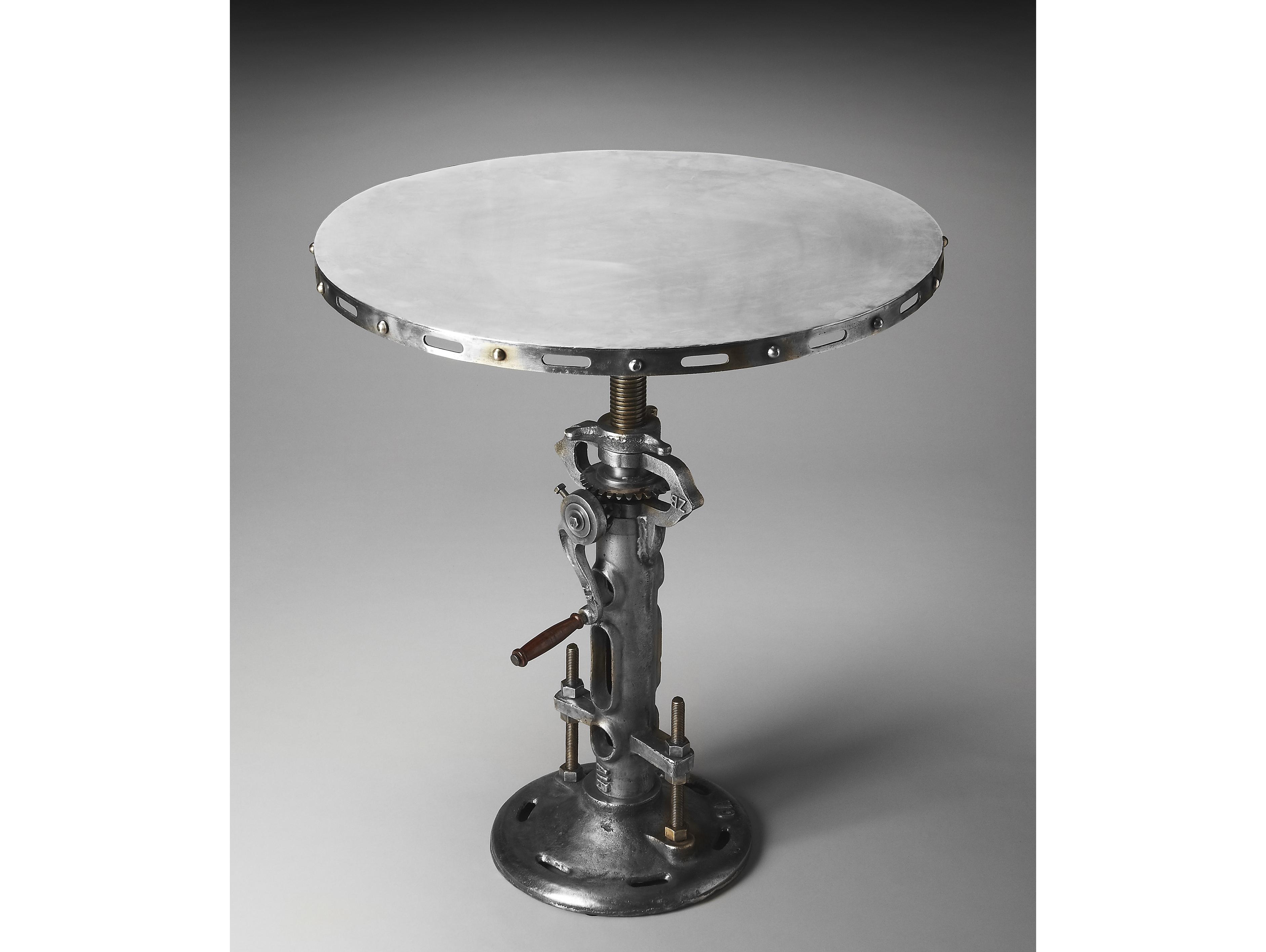 Butler Fenwick Metalworks Round Bar Table
