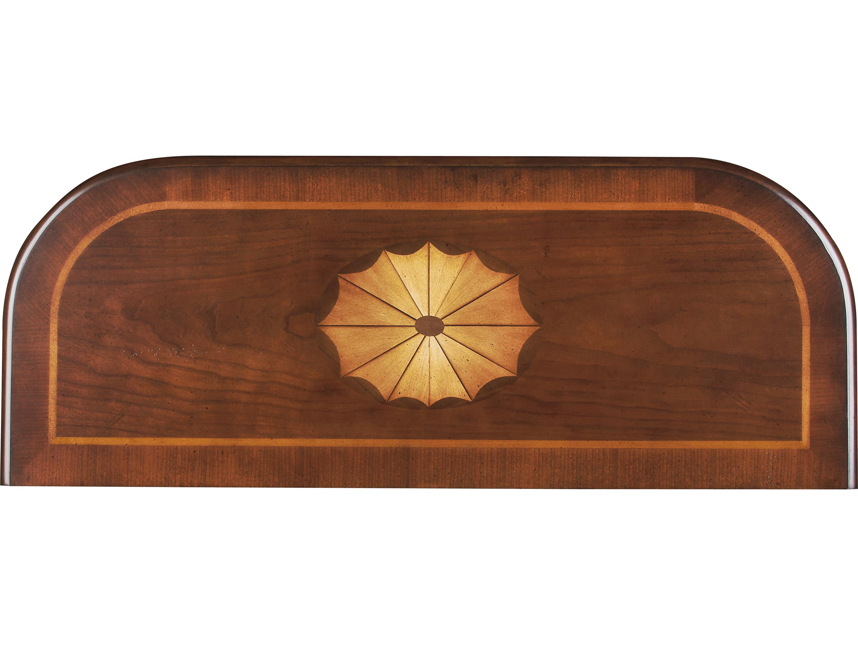 Butler Ridgeland Demilune Wood Cherry Console Table