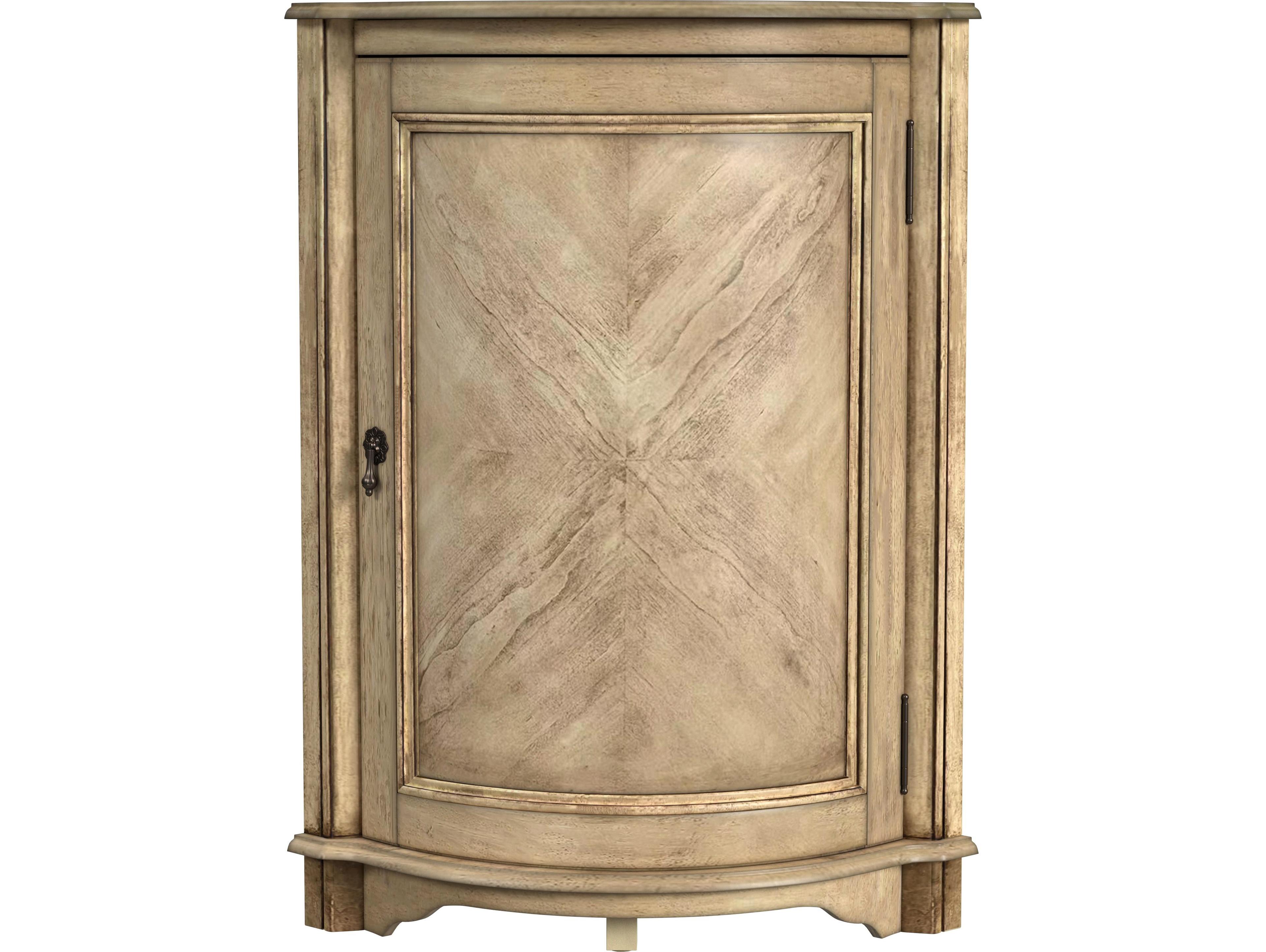 Butler Durham Cherry Beige Rubberwood Accent Cabinet