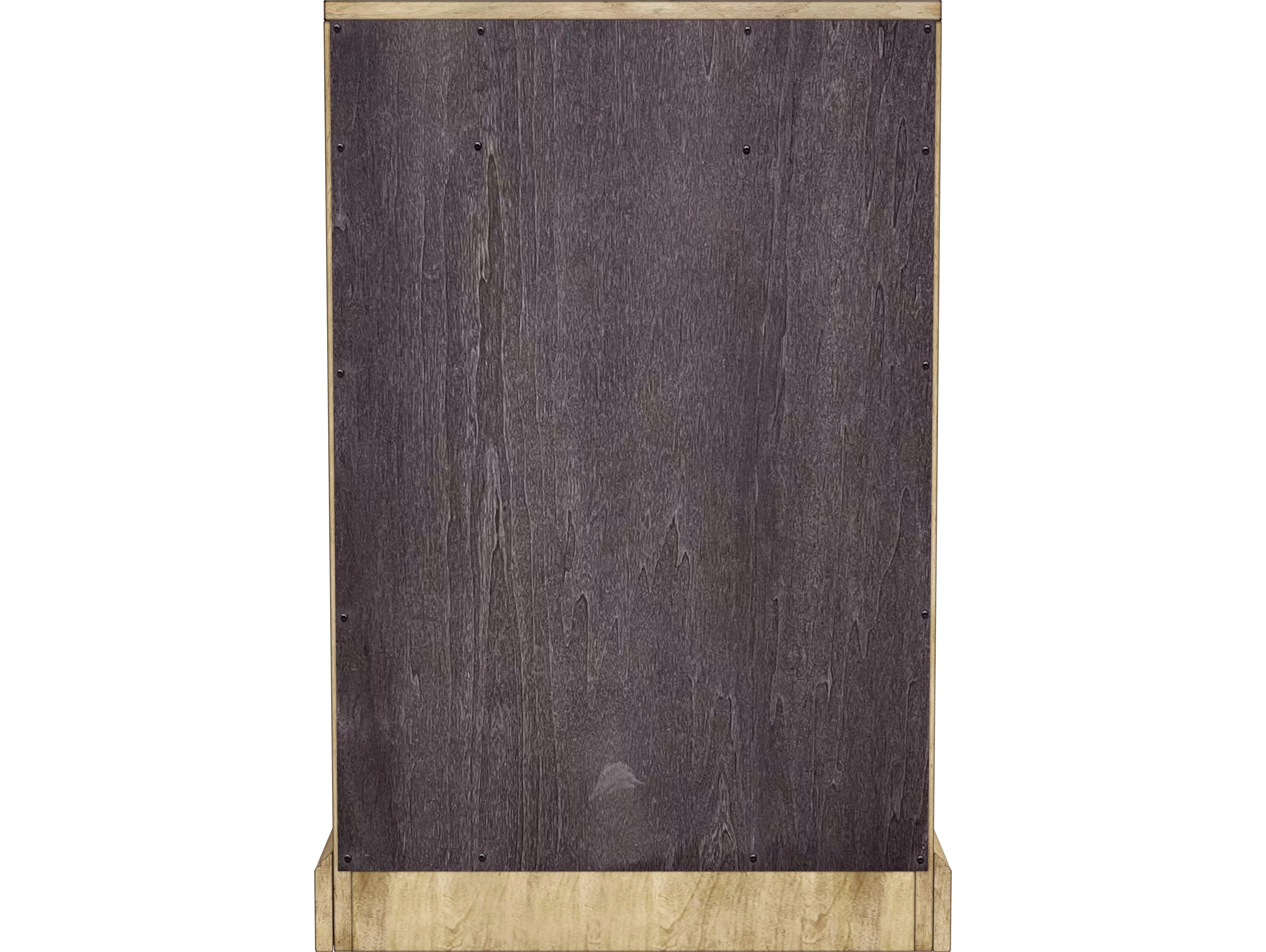 Butler Danforth Antique Beige Rubberwood Secretary Desk