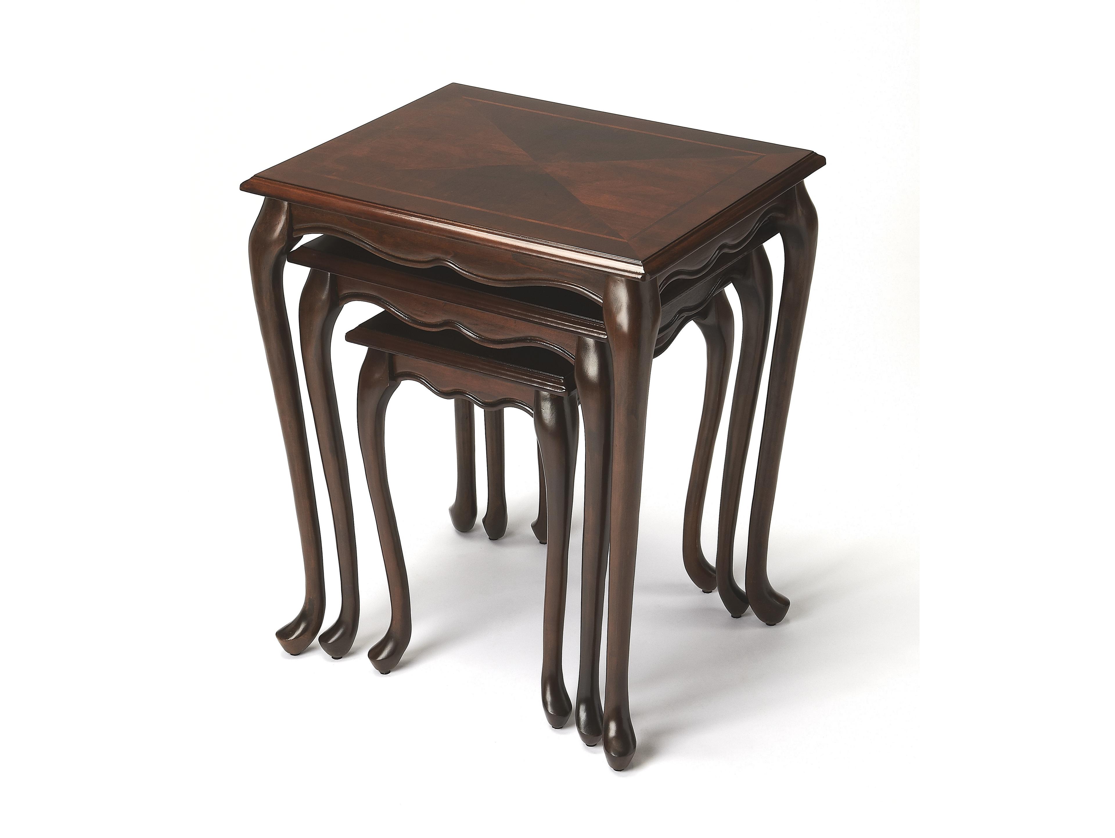Butler Thatcher Rectangular Wood Cherry End Table