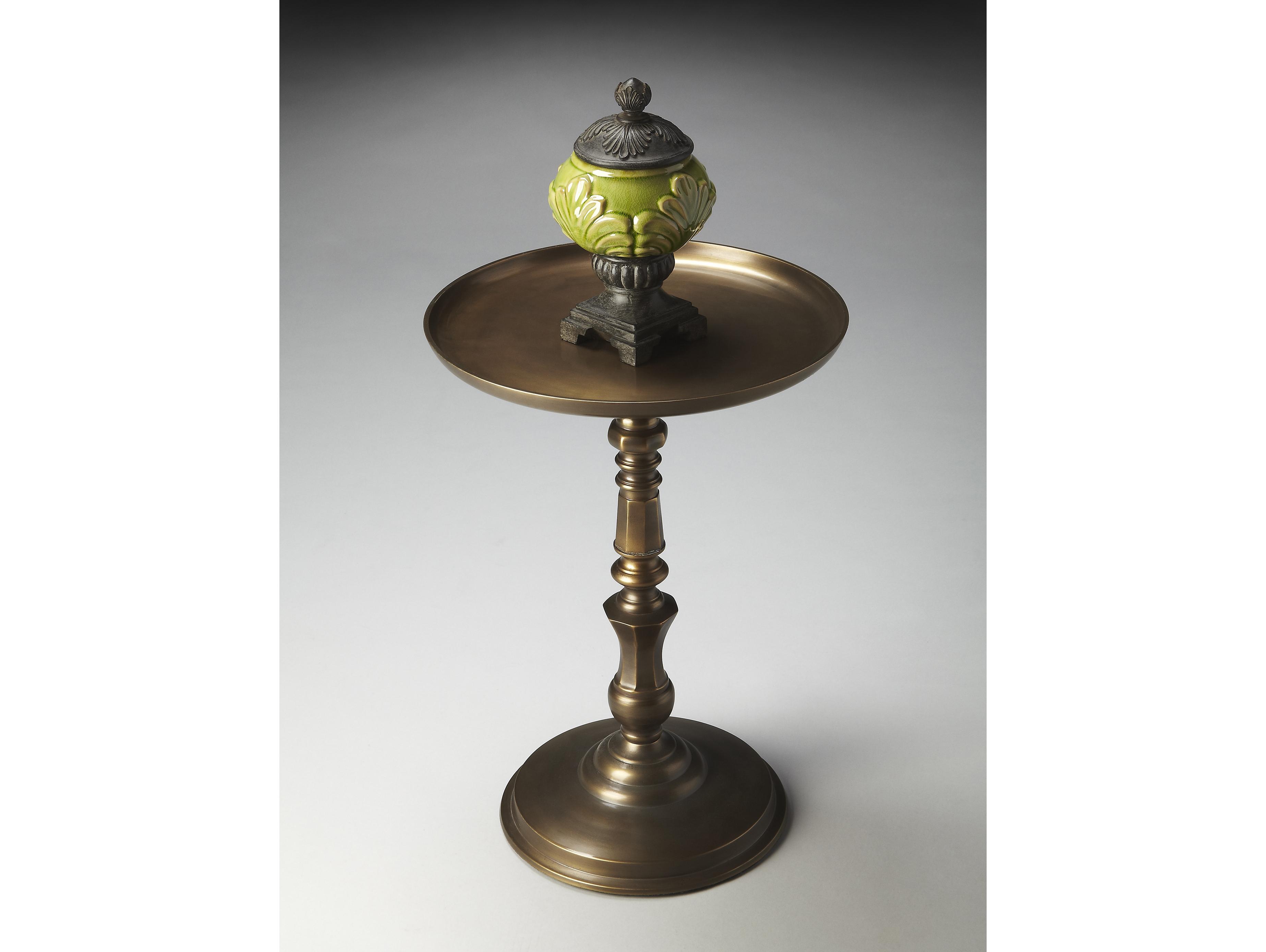 Butler Orleans Round Metalworks End Table