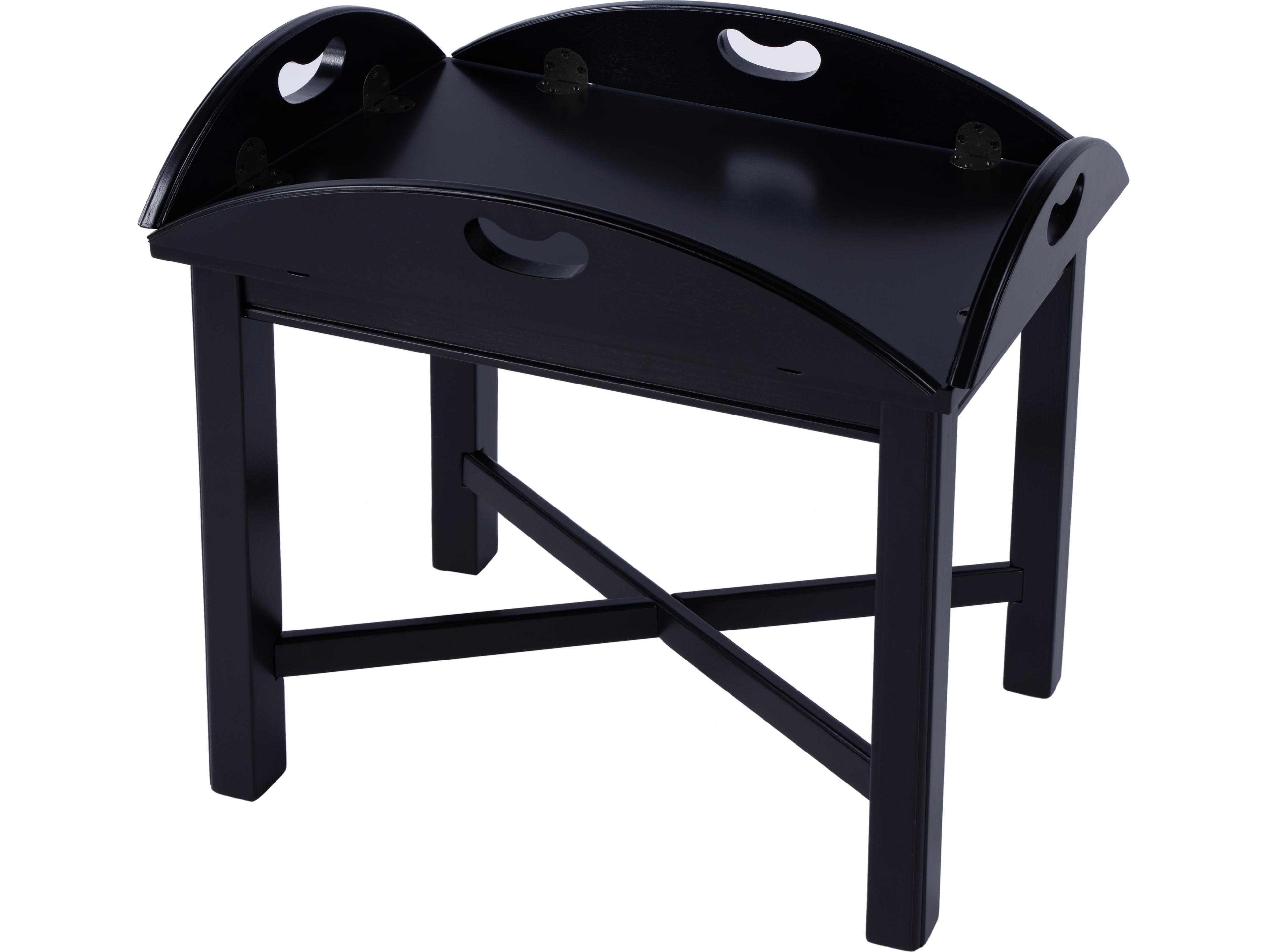 Butler Carlisle Oval Wood Black Licorice Coffee Table