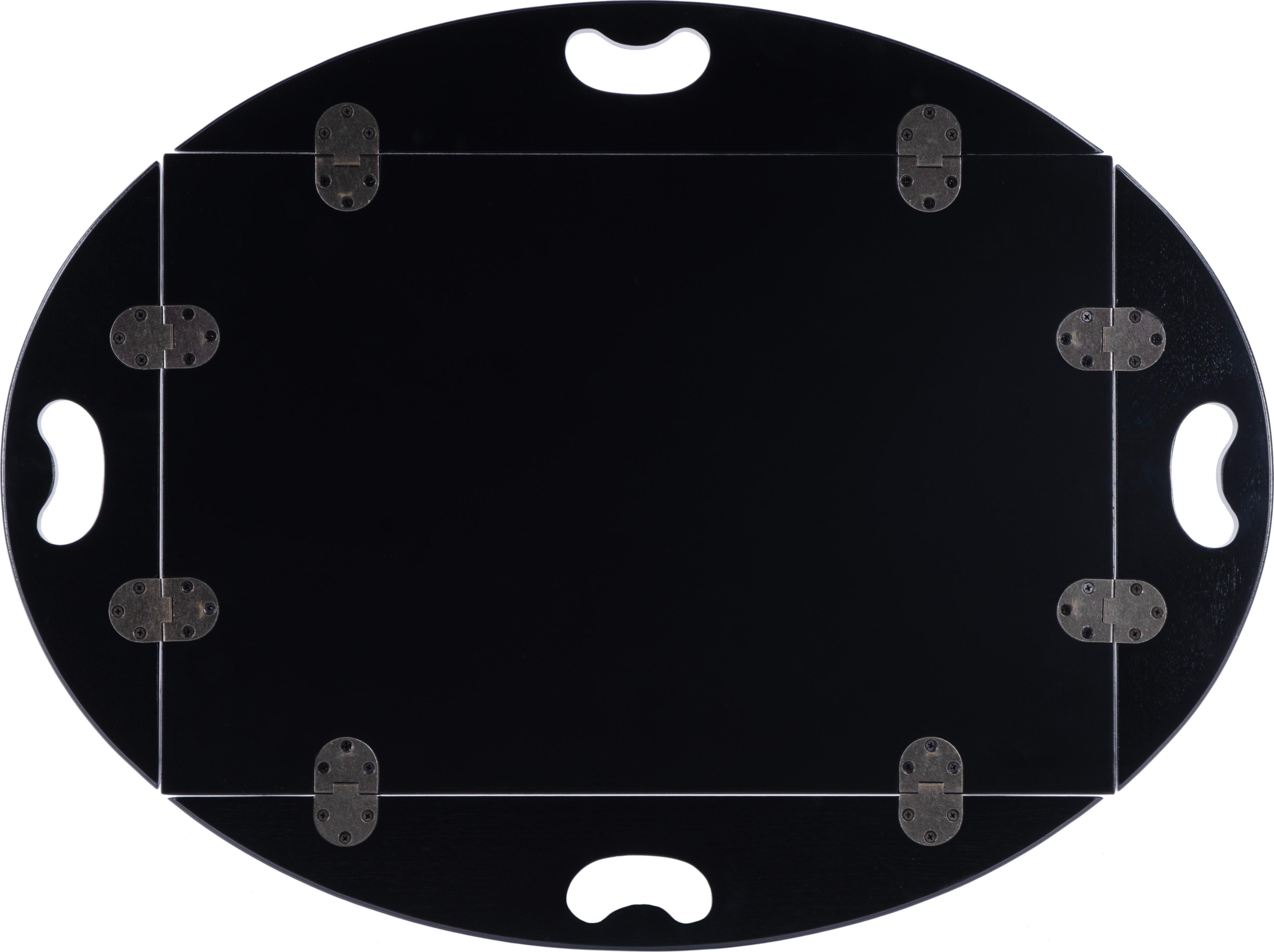 Butler Carlisle Oval Wood Black Licorice Coffee Table