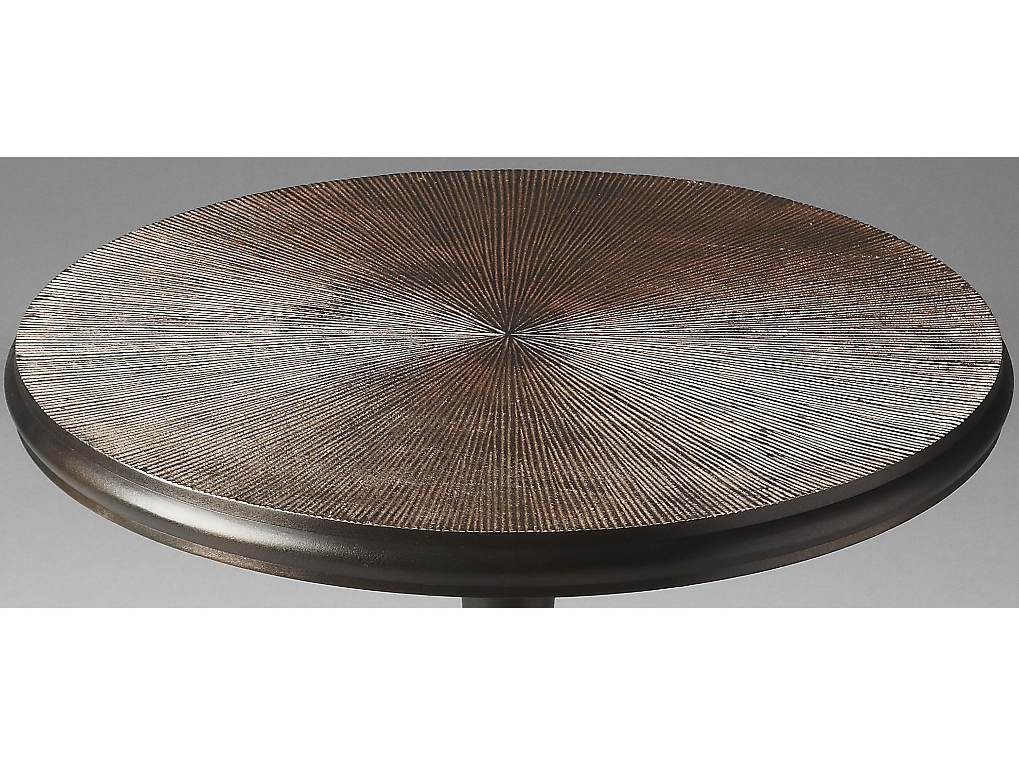 Butler Beaumont Round Metalworks End Table