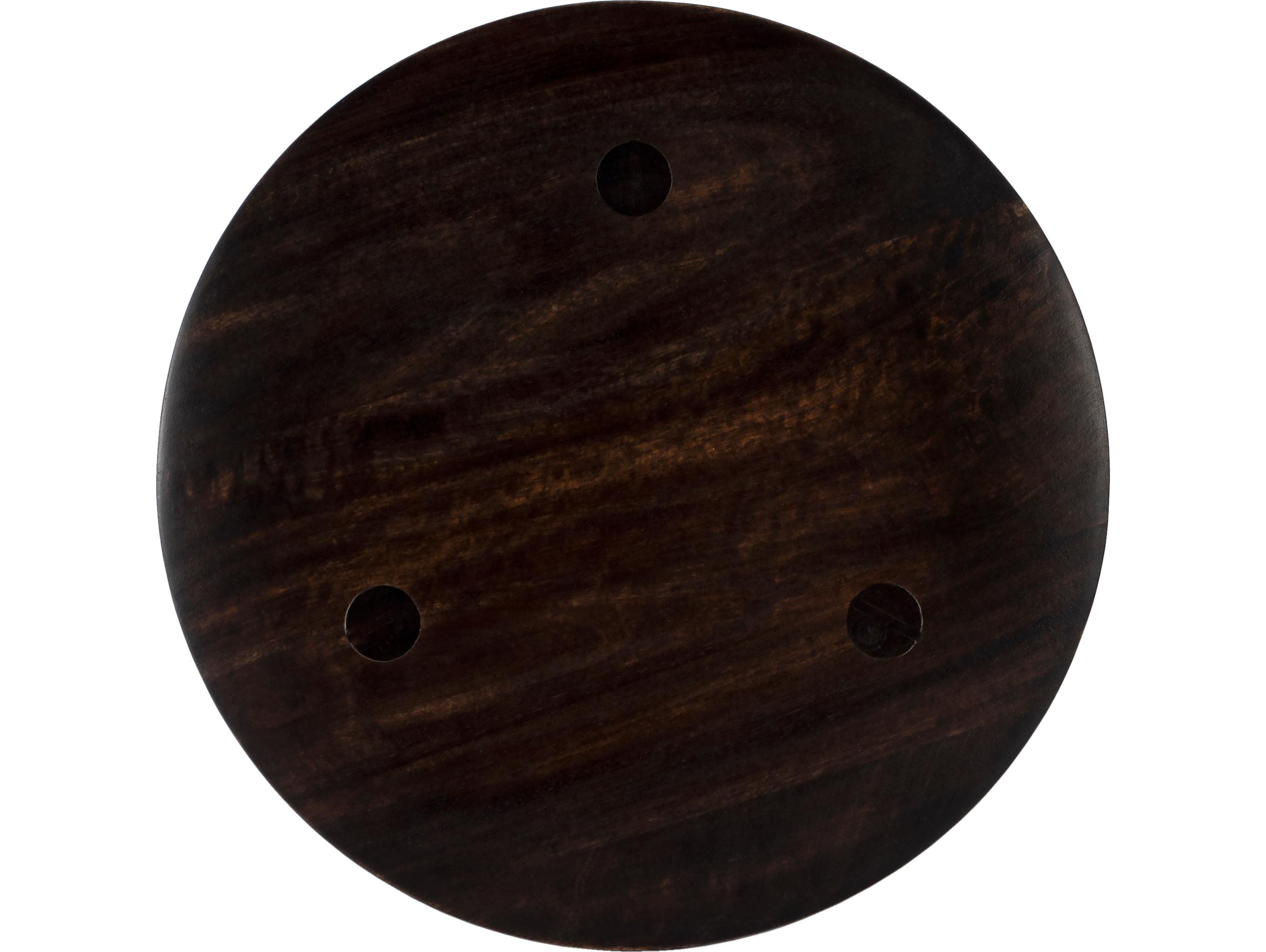 Butler Fluornoy Round Wood Chocolate End Table