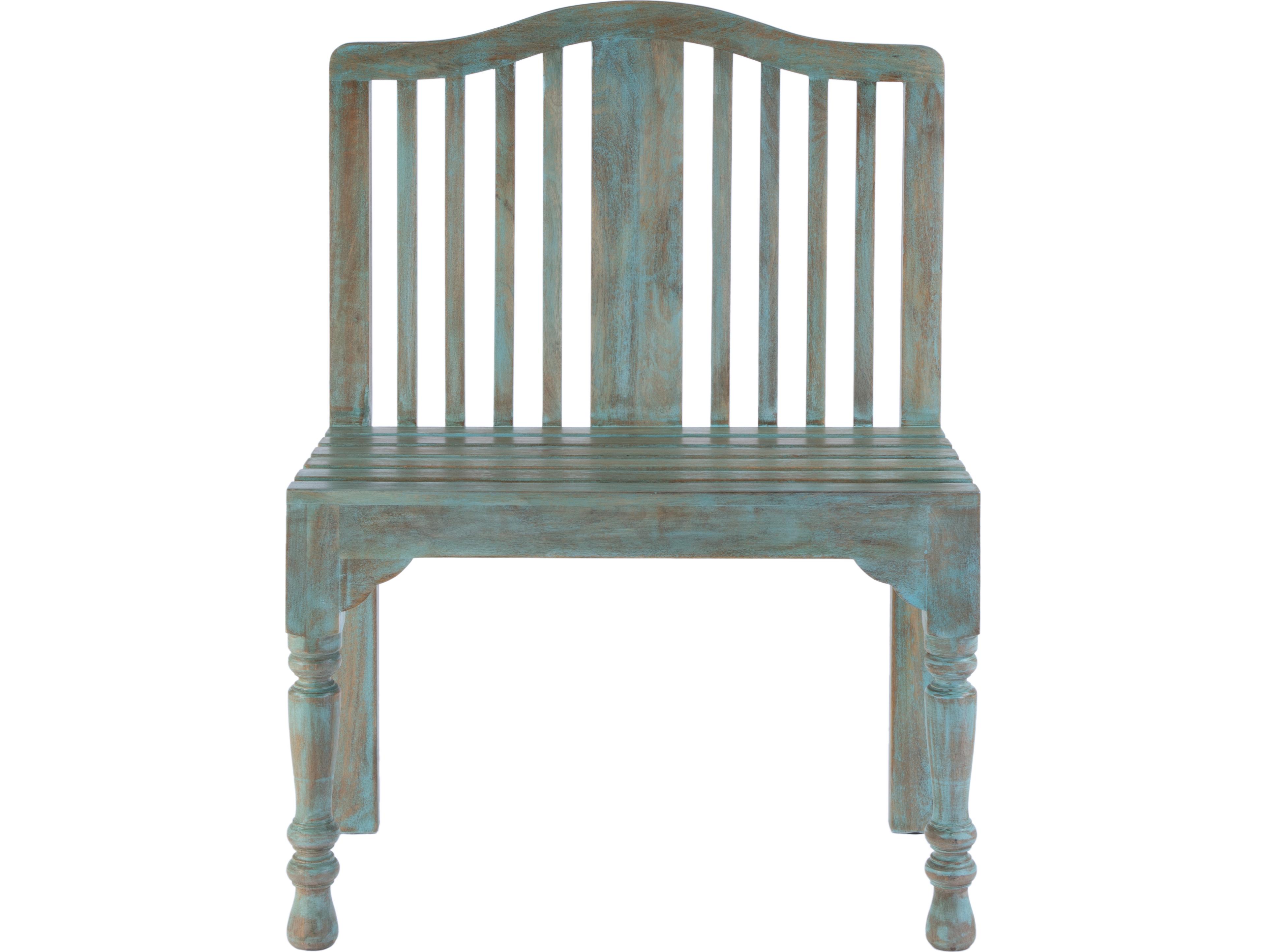 Butler Roseland Artifacts Blue Accent Bench
