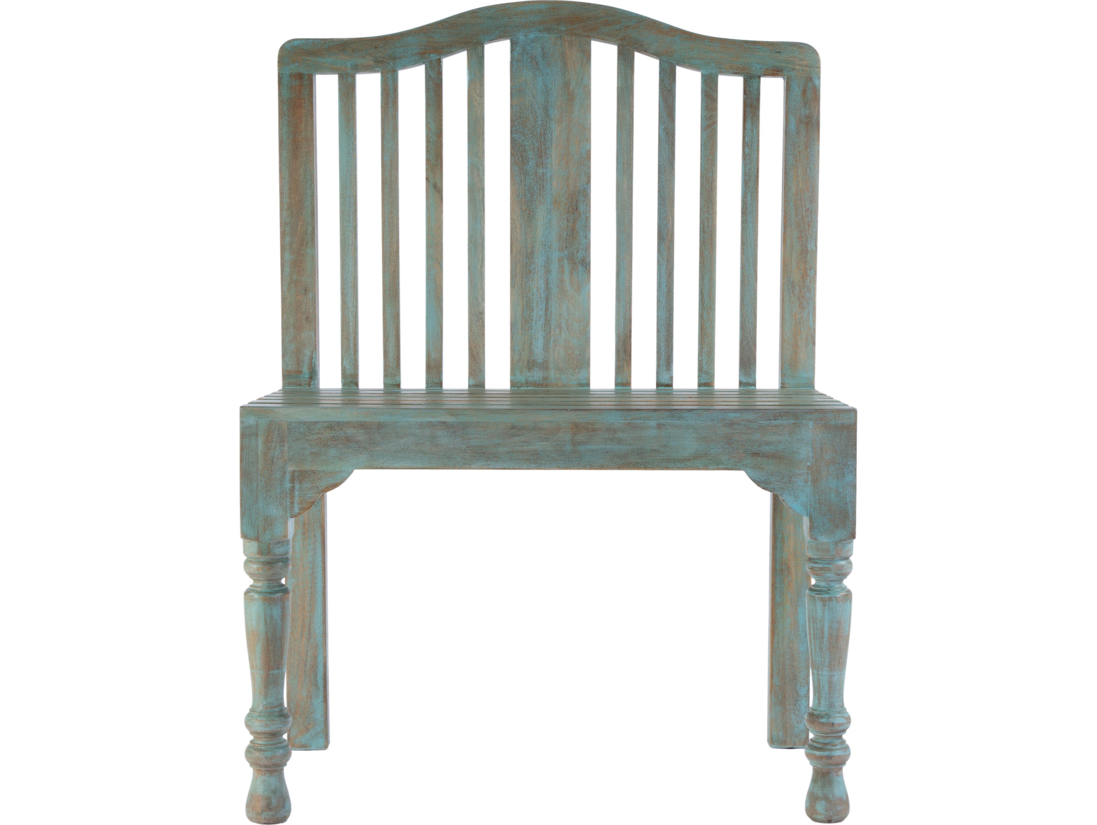 Butler Roseland Artifacts Blue Accent Bench