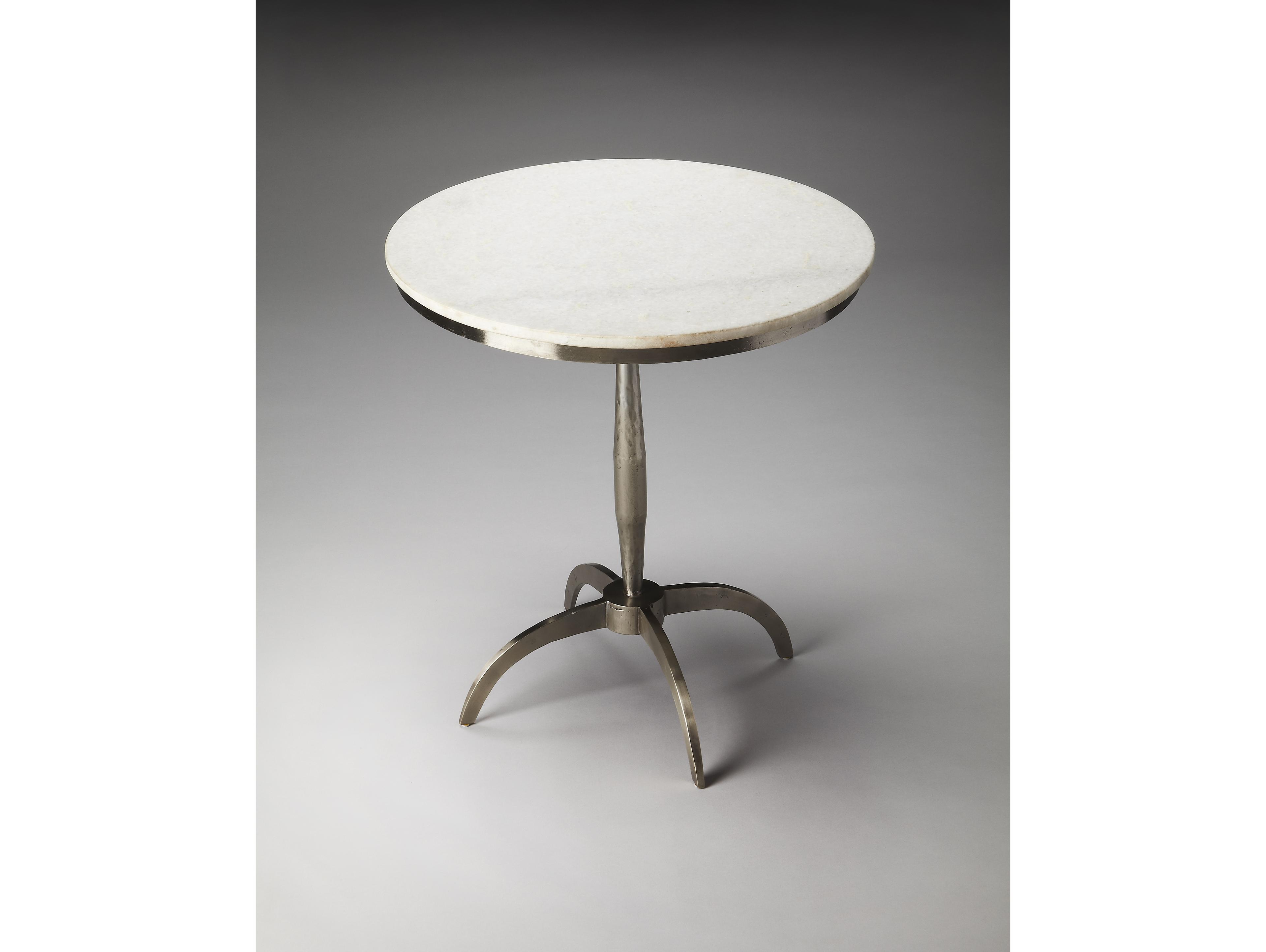 Butler Palmilla Round Marble End Table