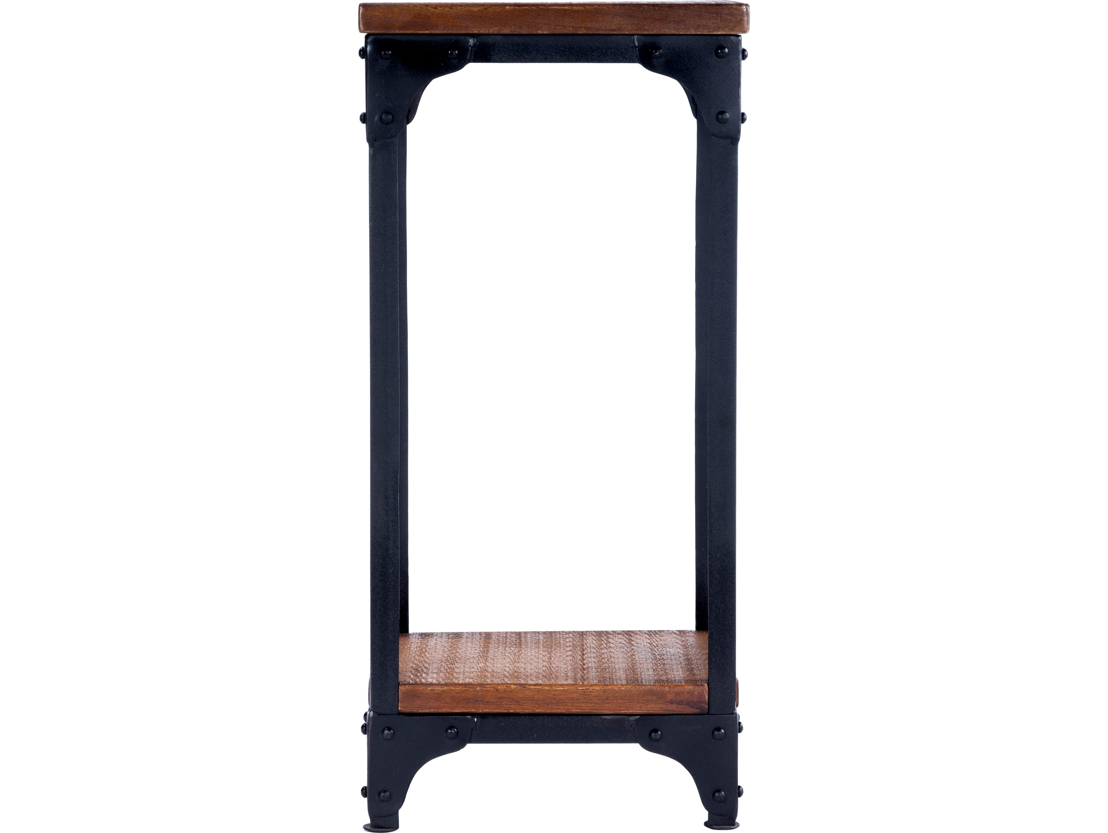 Butler Gandolph Square Wood Mountain Lodge End Table