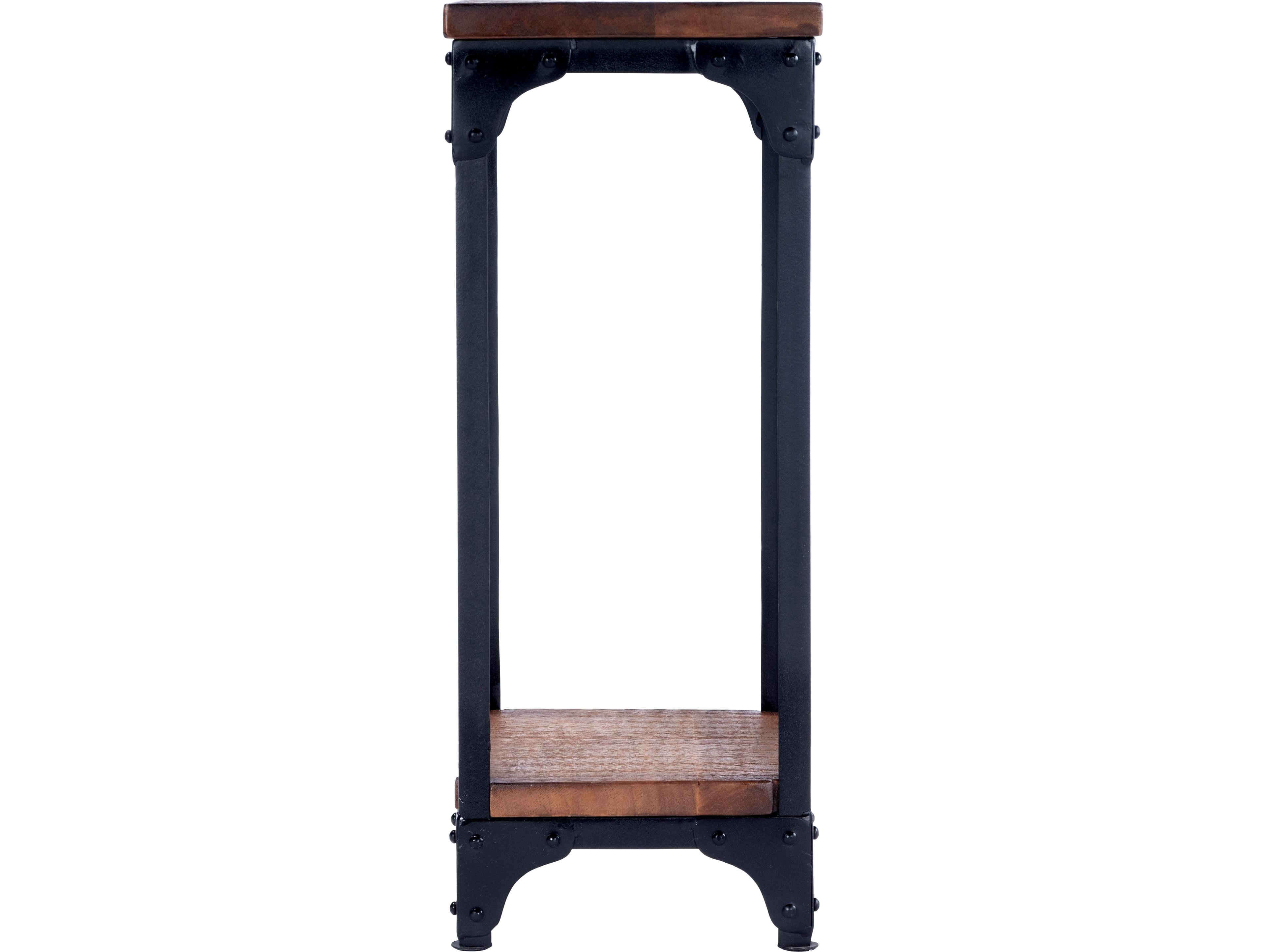 Butler Gandolph Square Wood Mountain Lodge End Table