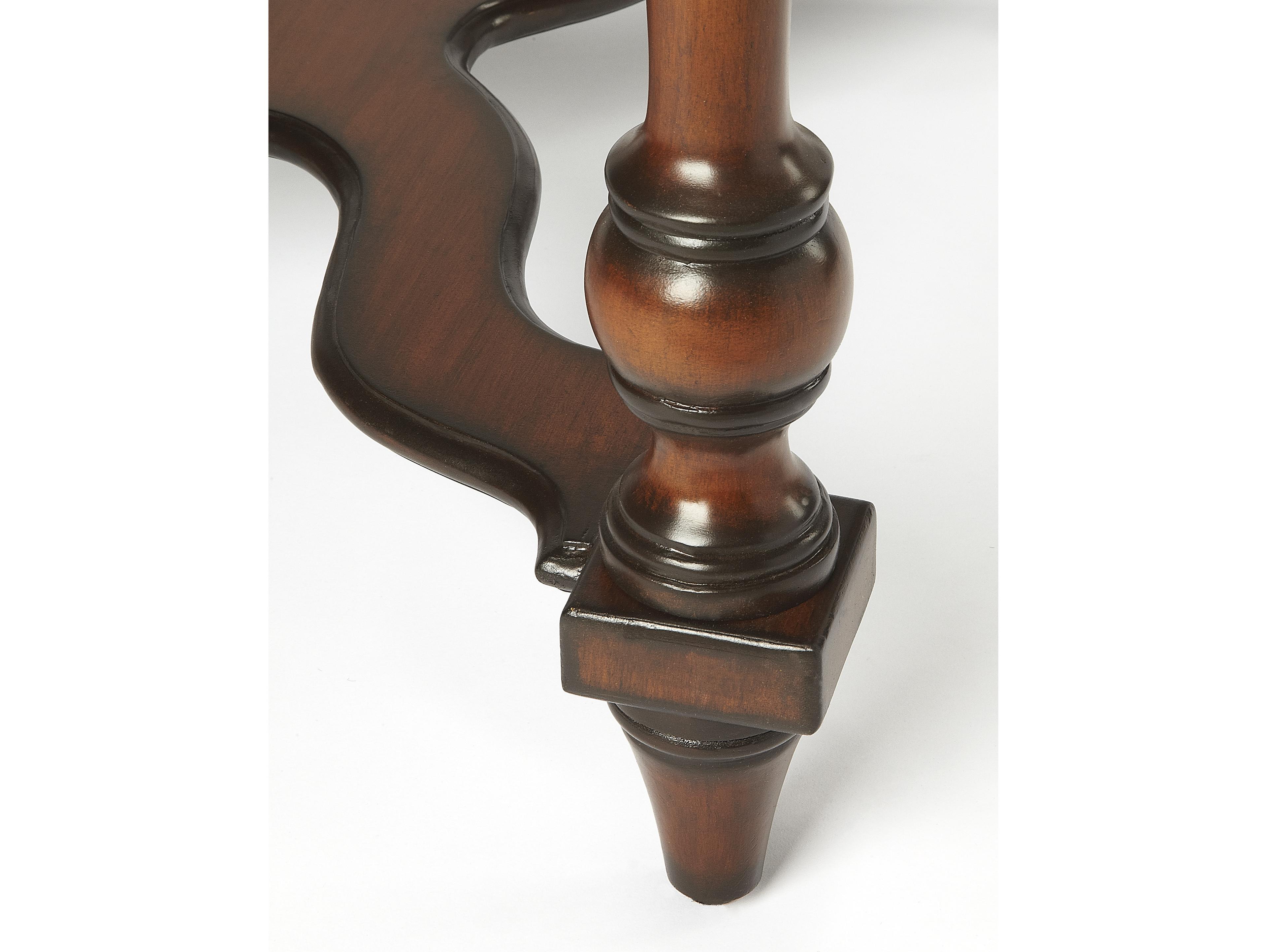 Butler Enrique Brown Mahogany Wood Heritage Game Table
