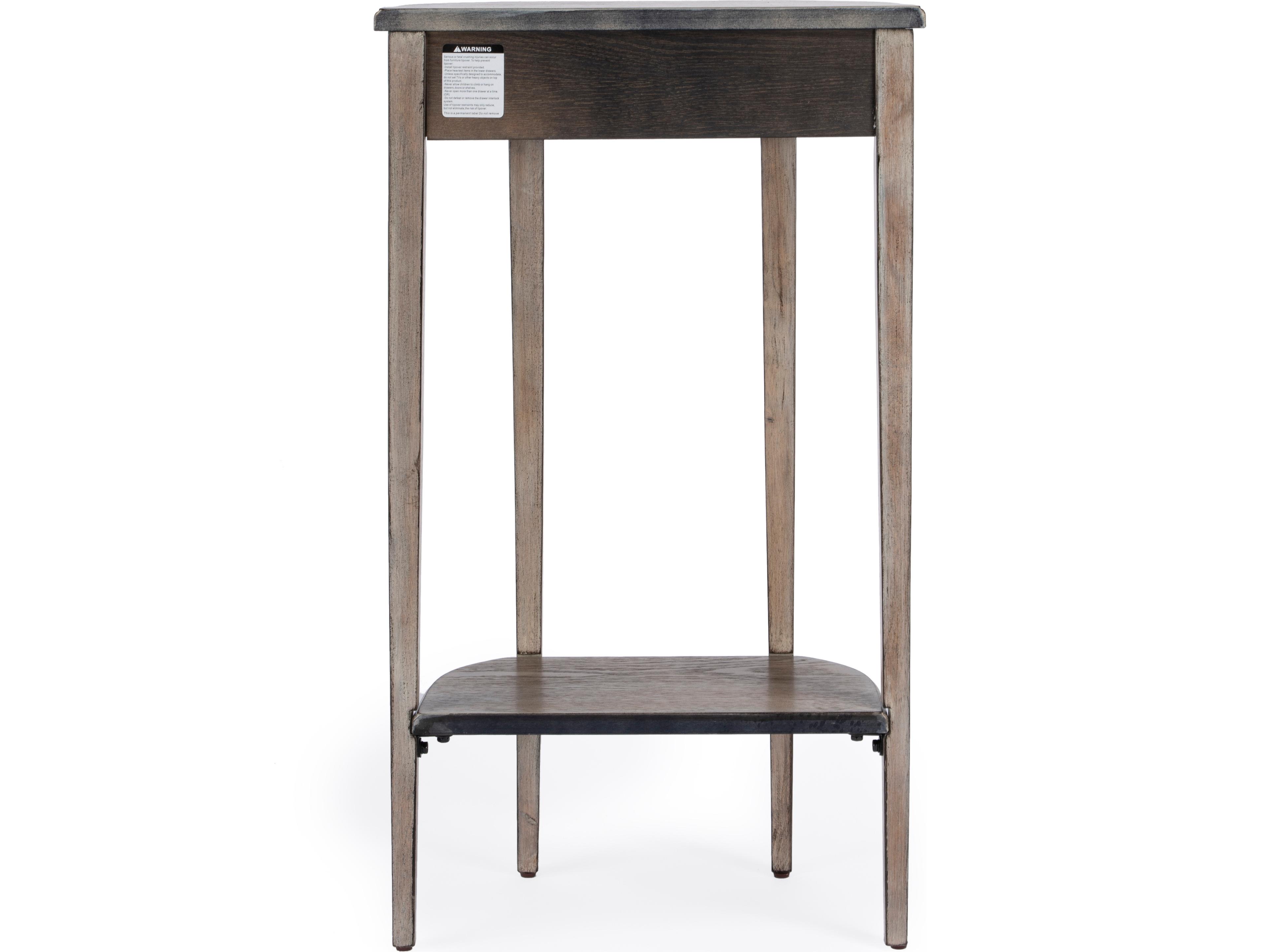 Butler Wendell Demilune Driftwood Console Table