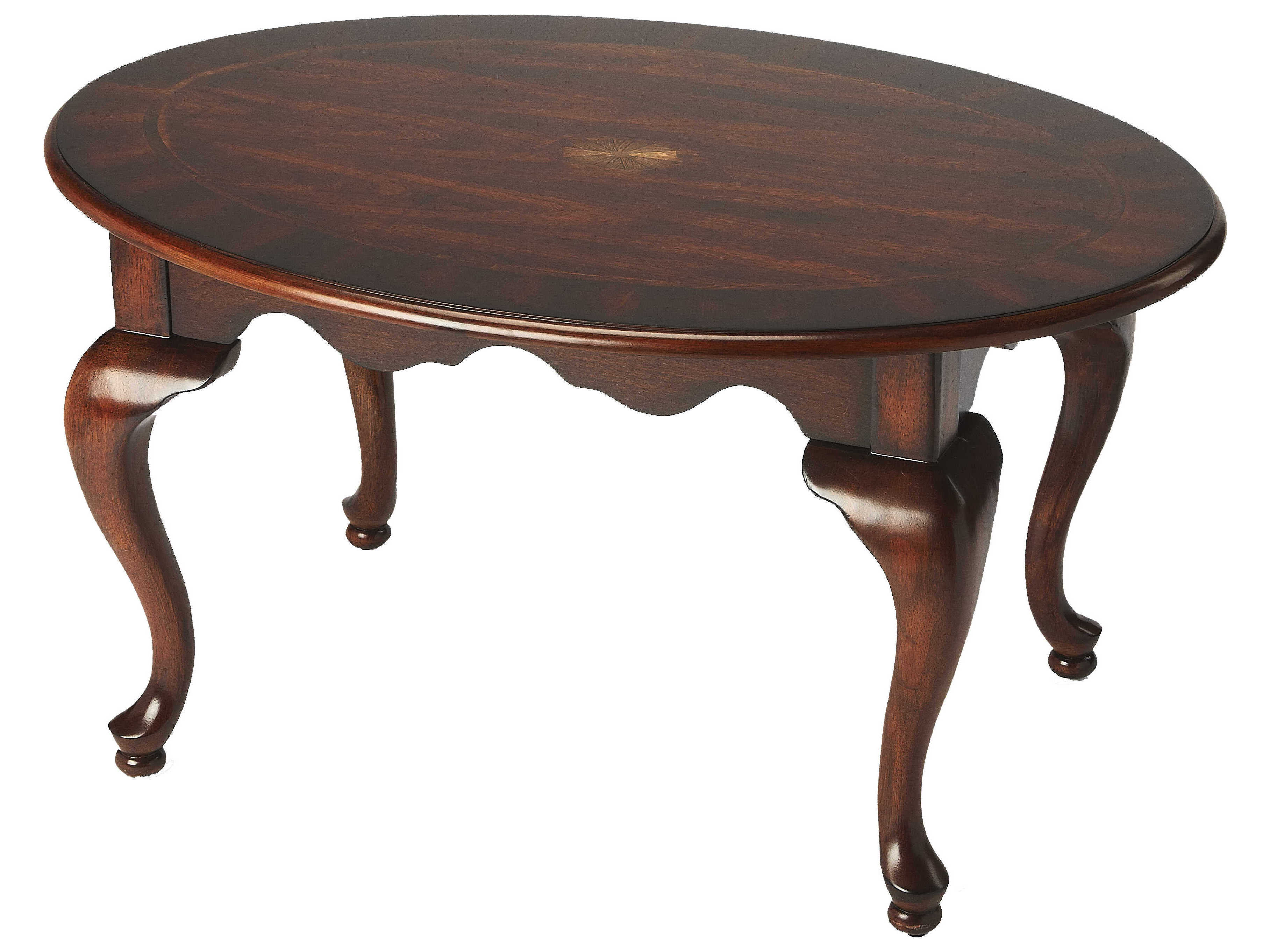 Butler Grace Oval Wood Cherry Coffee Table