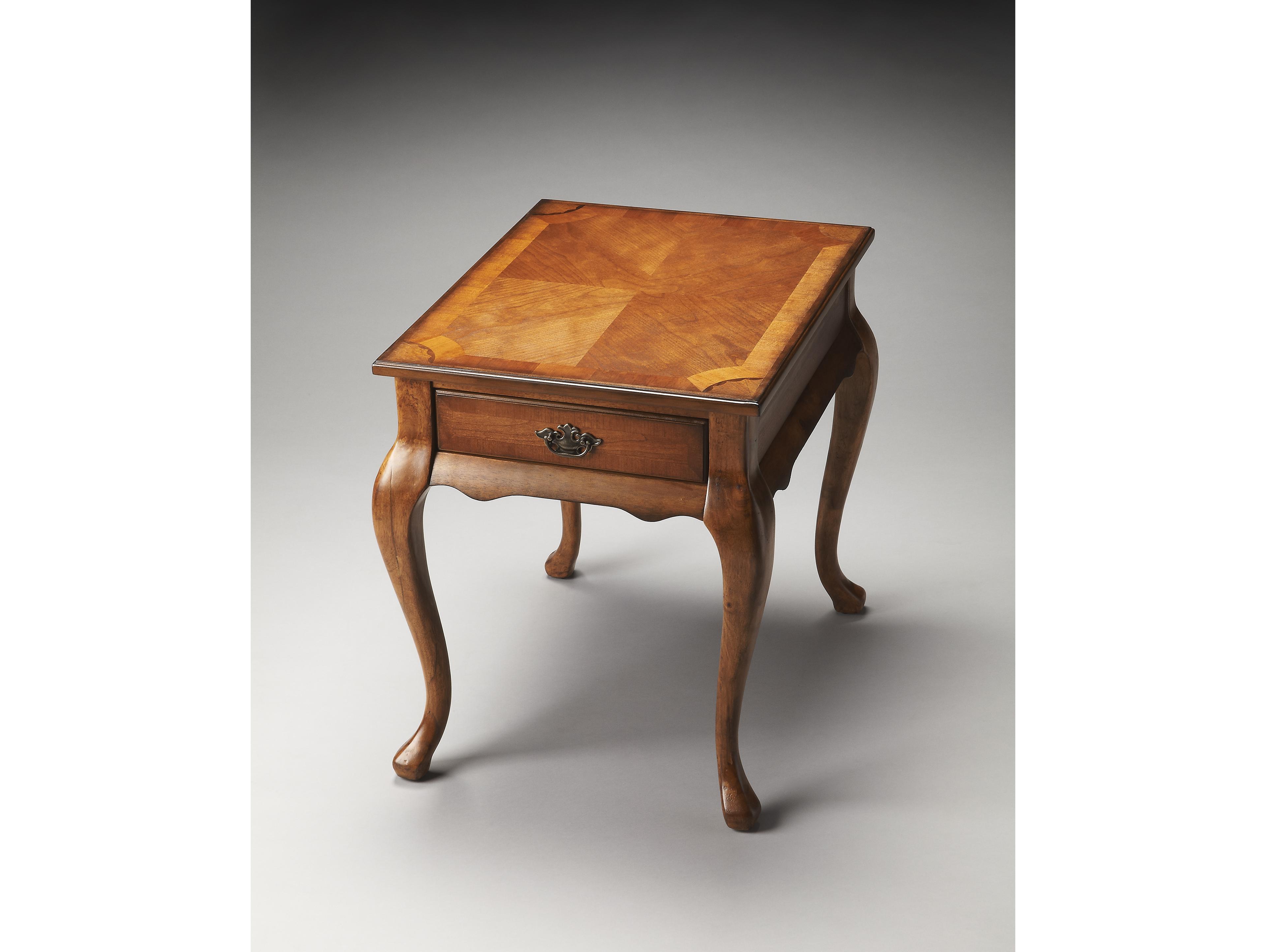 Butler Grace Rectangular Wood Olive Ash End Table
