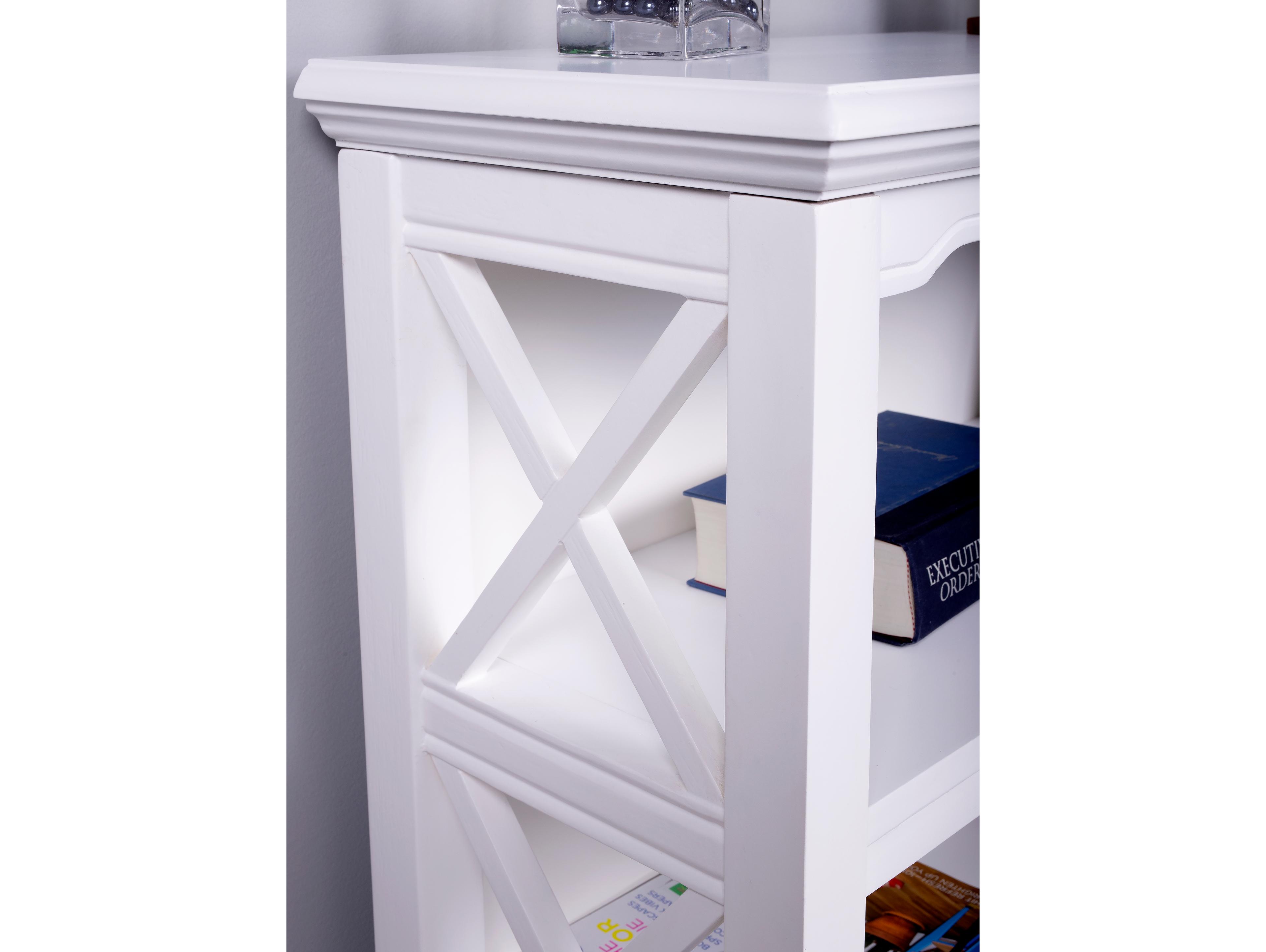 Butler Newport Smooth White Bookcase