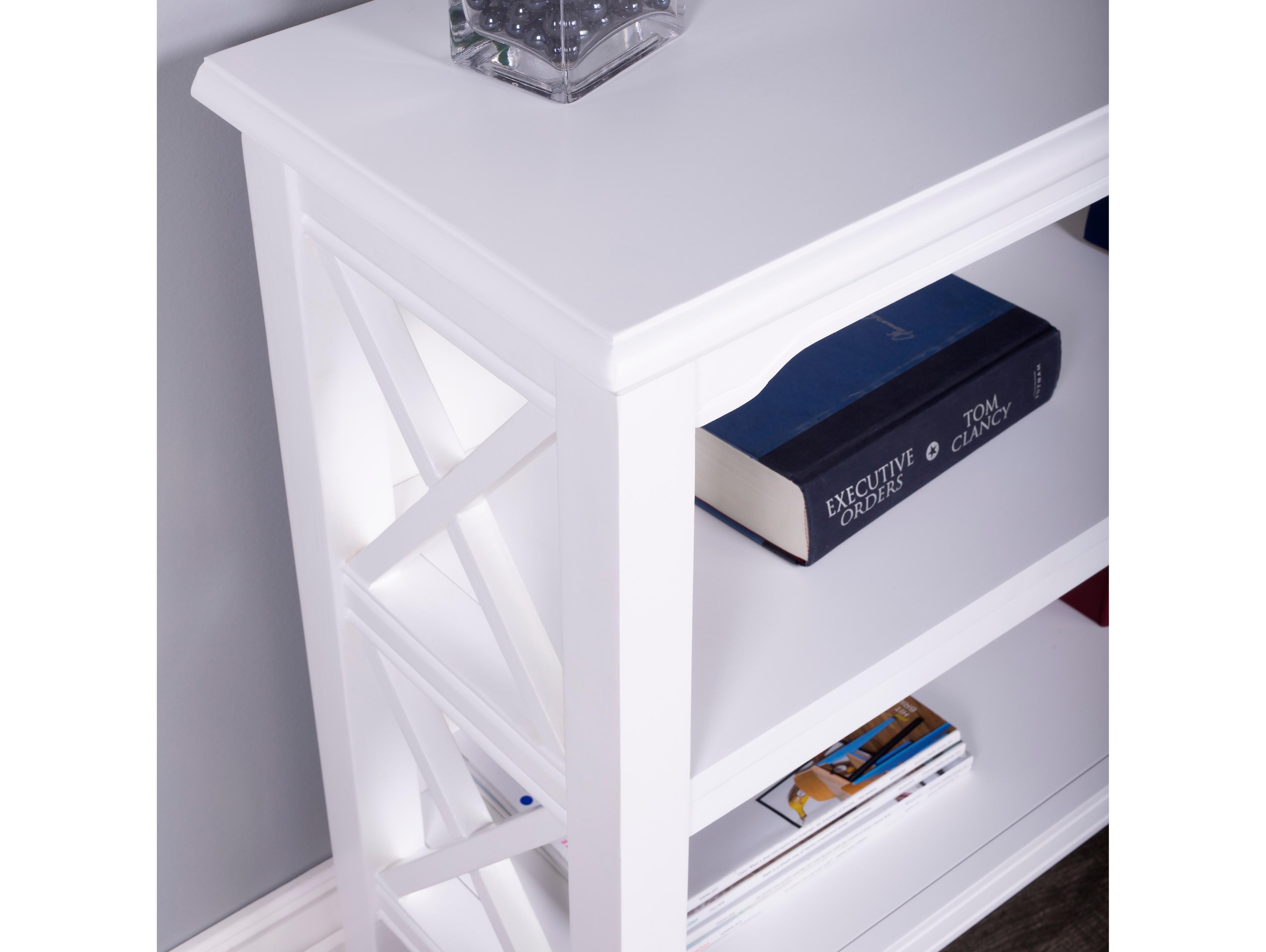 Butler Newport Smooth White Bookcase