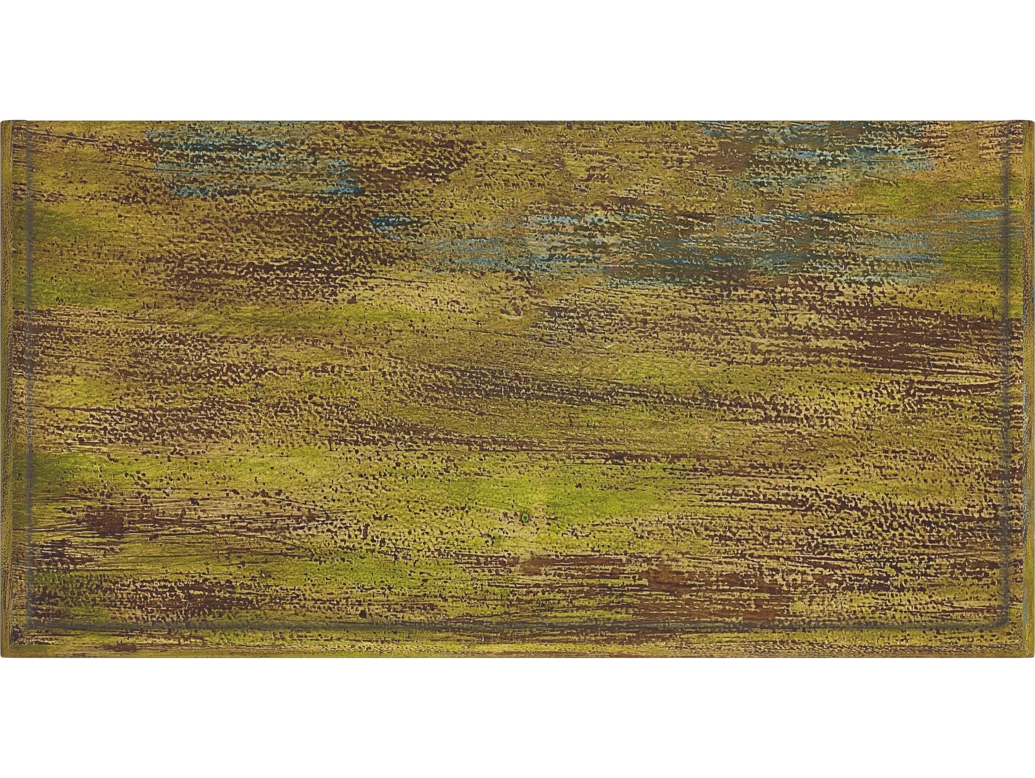 Butler Mesa Rectangular Wood Artifacts Coffee Table