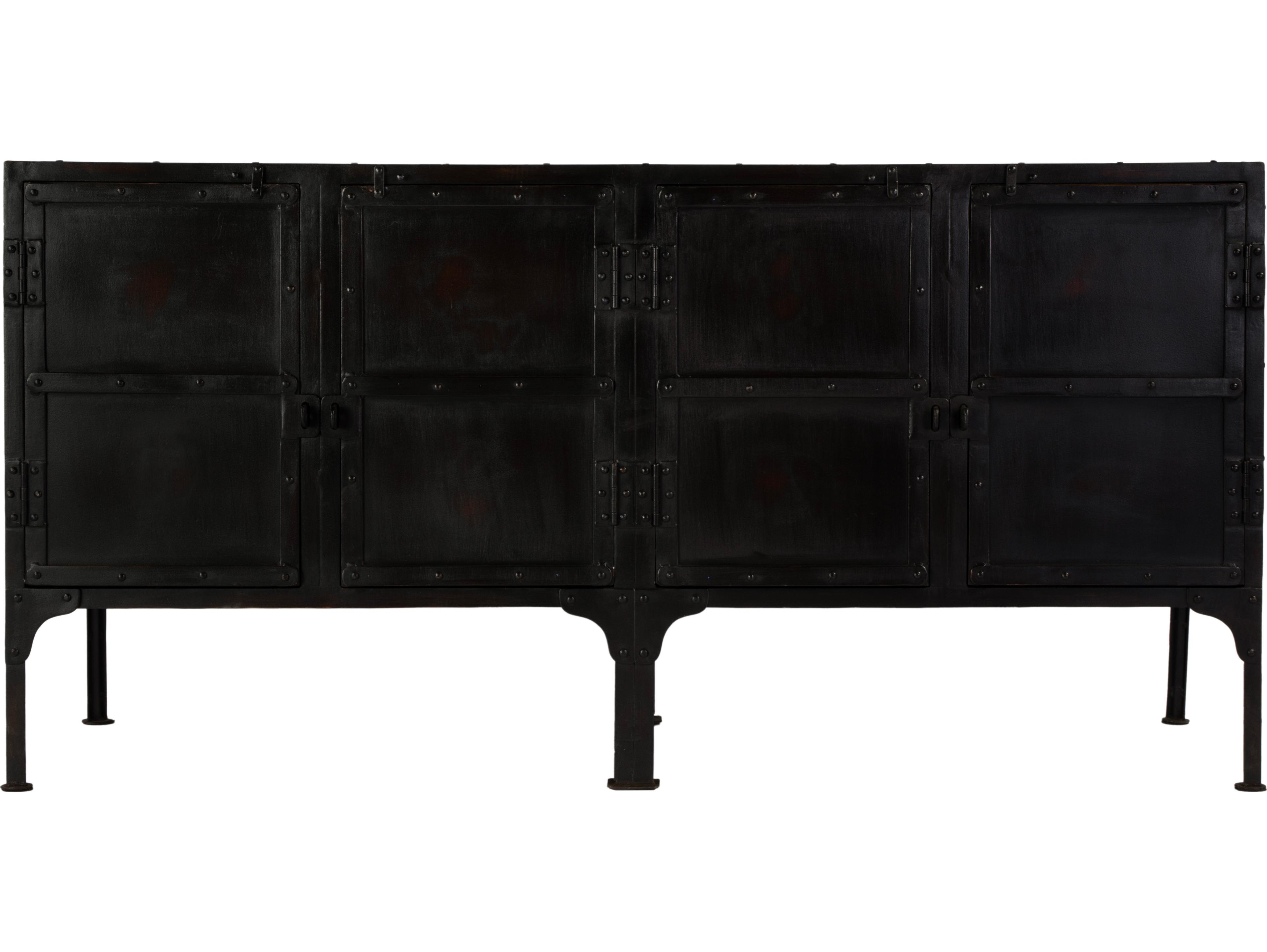 Butler Owen Metalworks Black Accent Cabinet