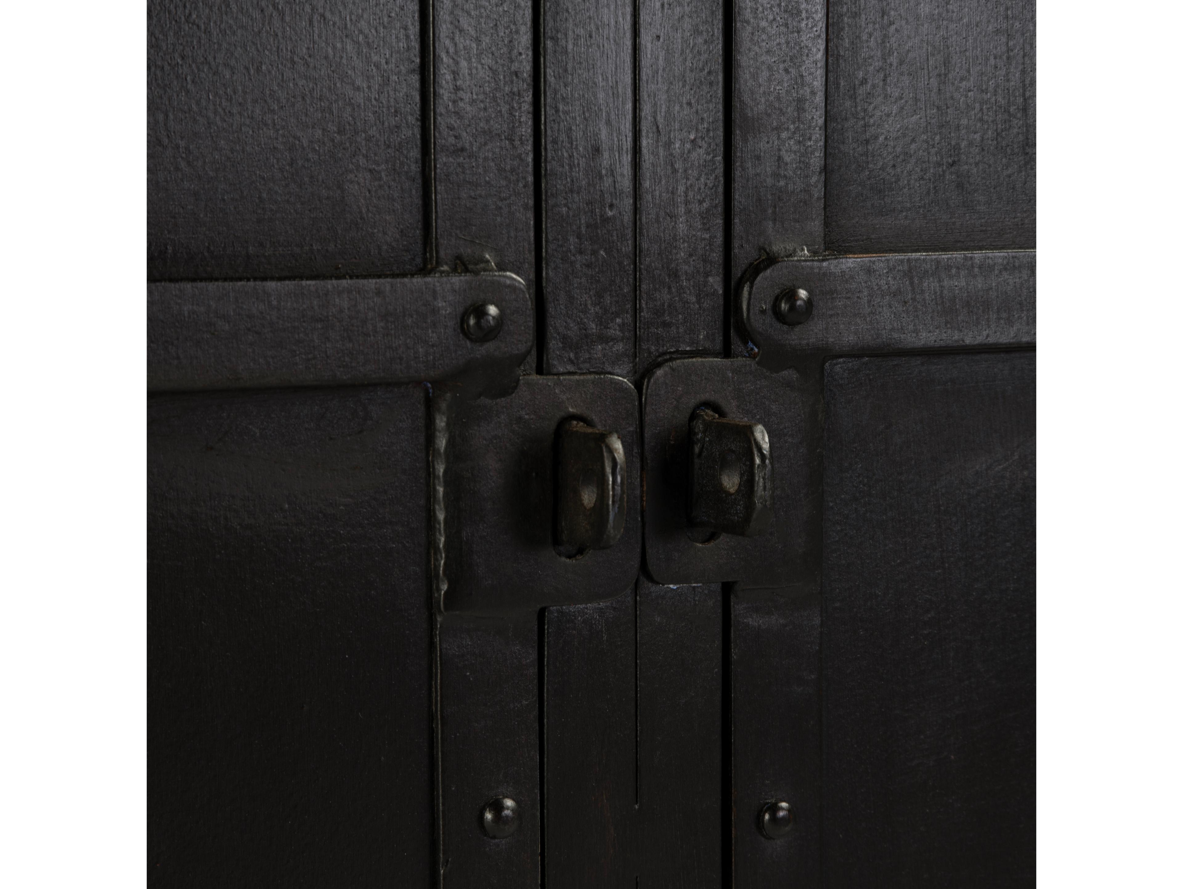 Butler Owen Metalworks Black Accent Cabinet