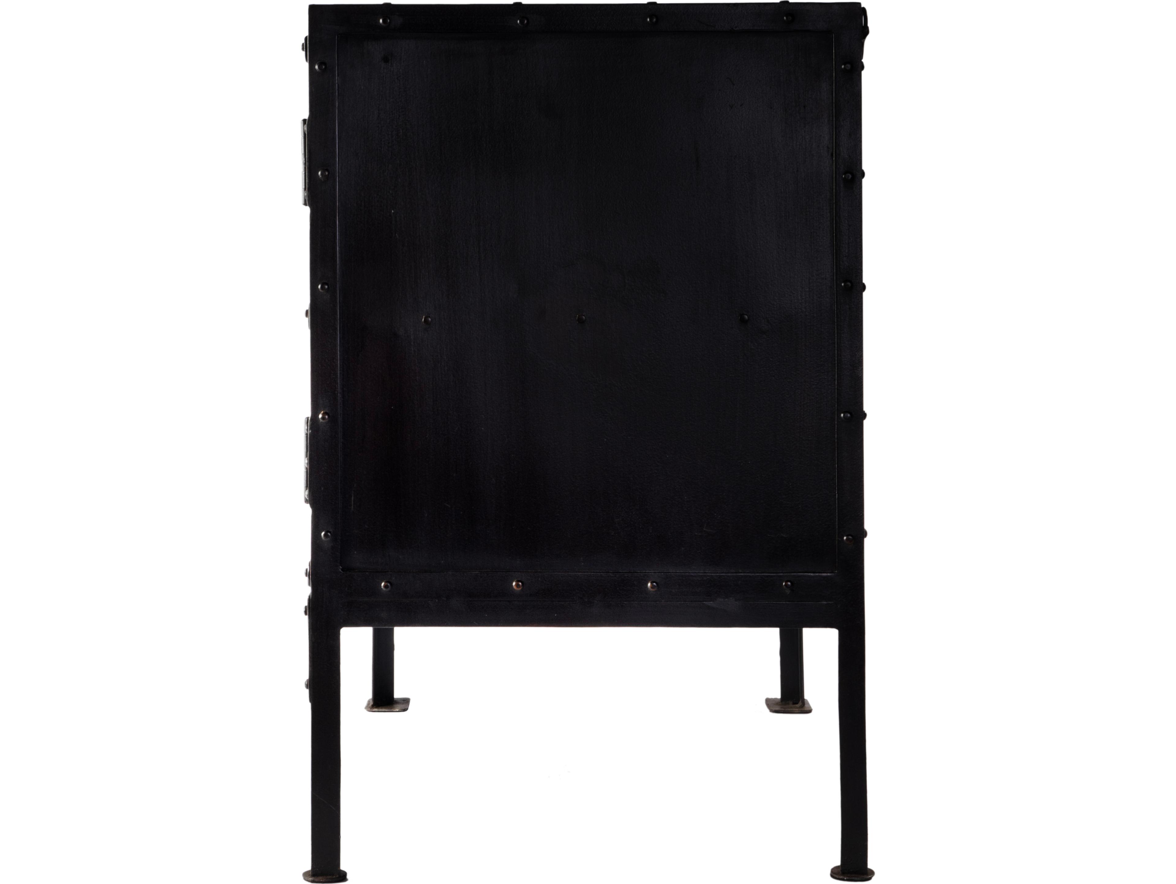 Butler Owen Metalworks Black Accent Cabinet