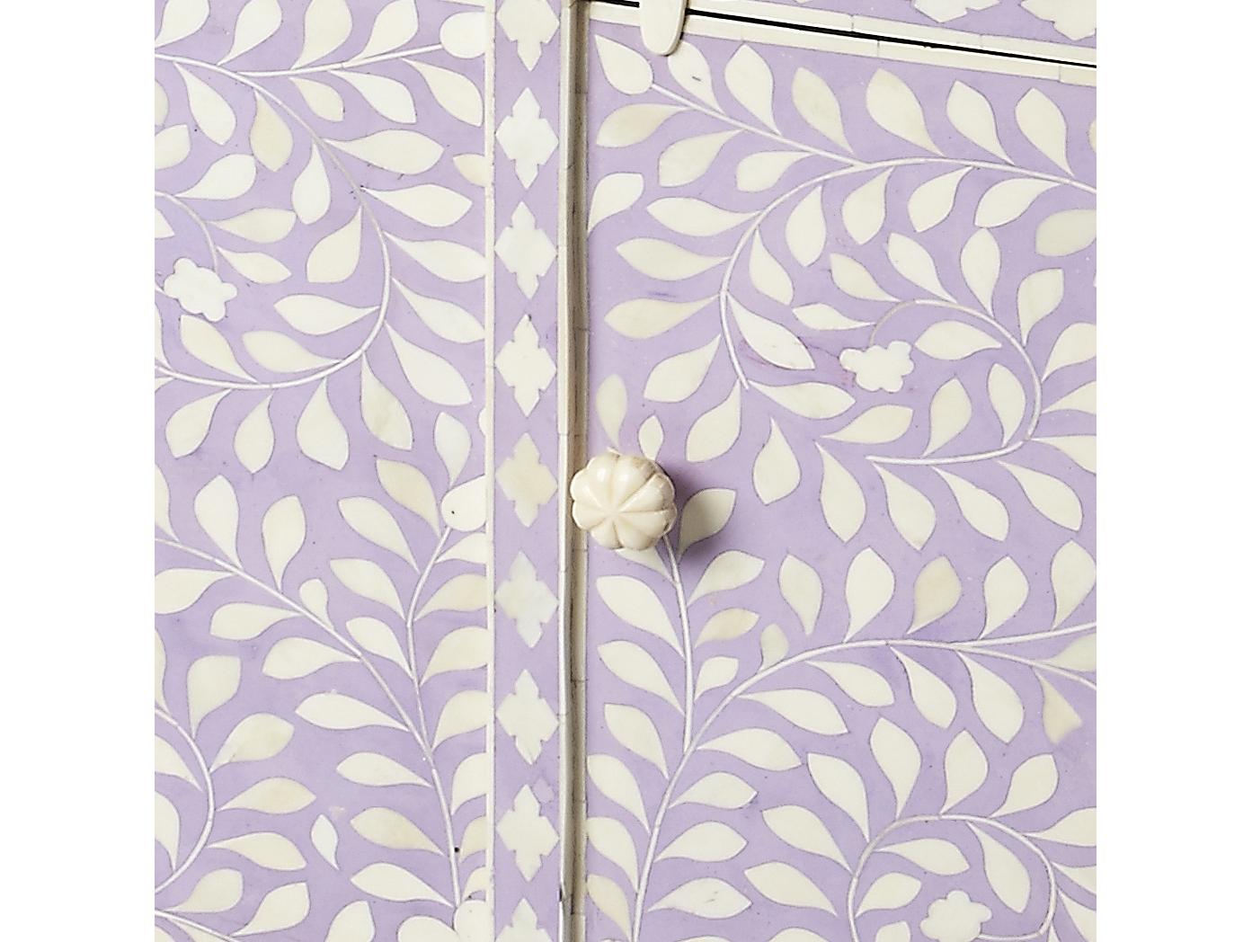 Butler Vivienne Purple Mango Wood Accent Chest