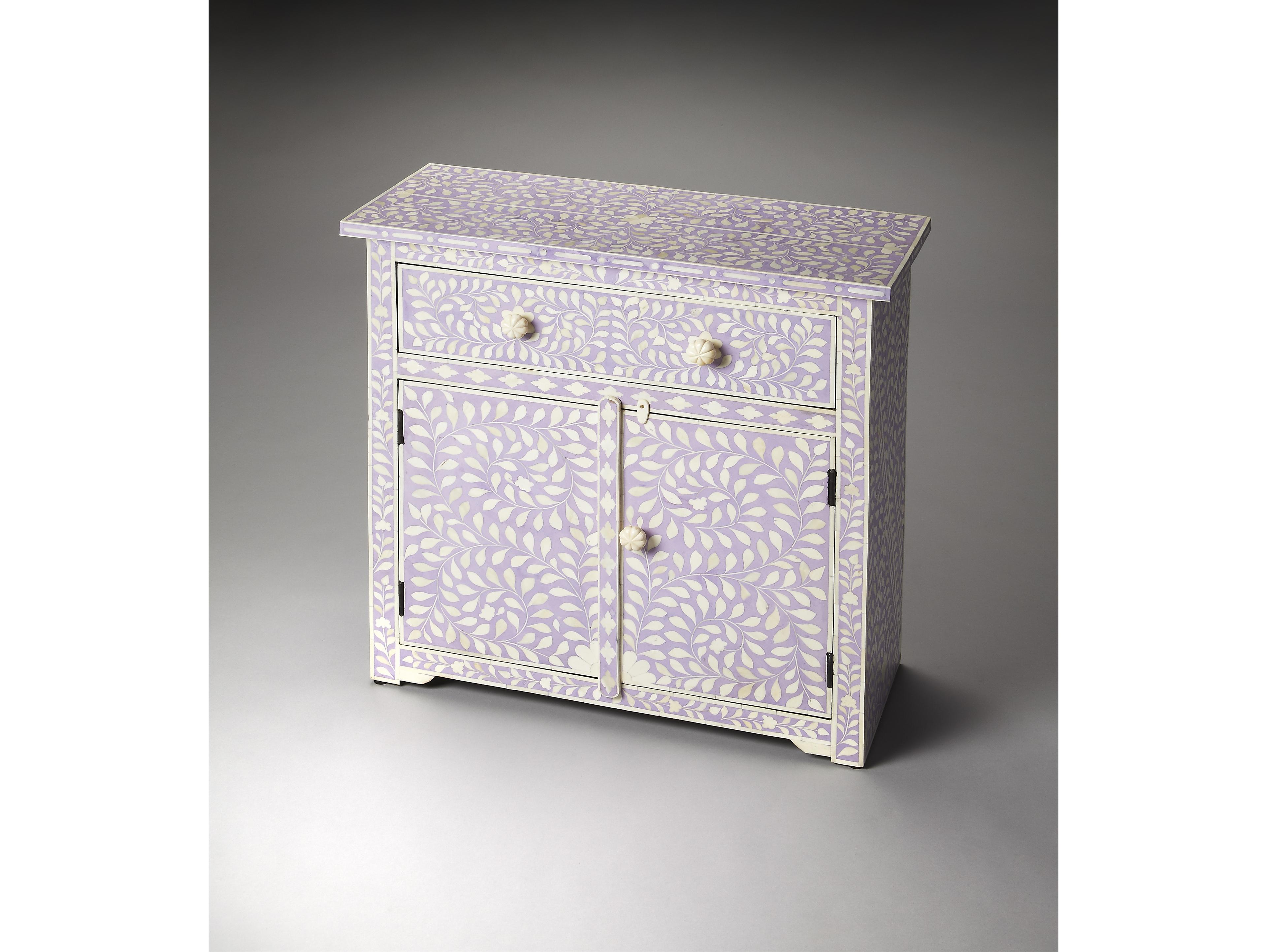 Butler Vivienne Purple Mango Wood Accent Chest