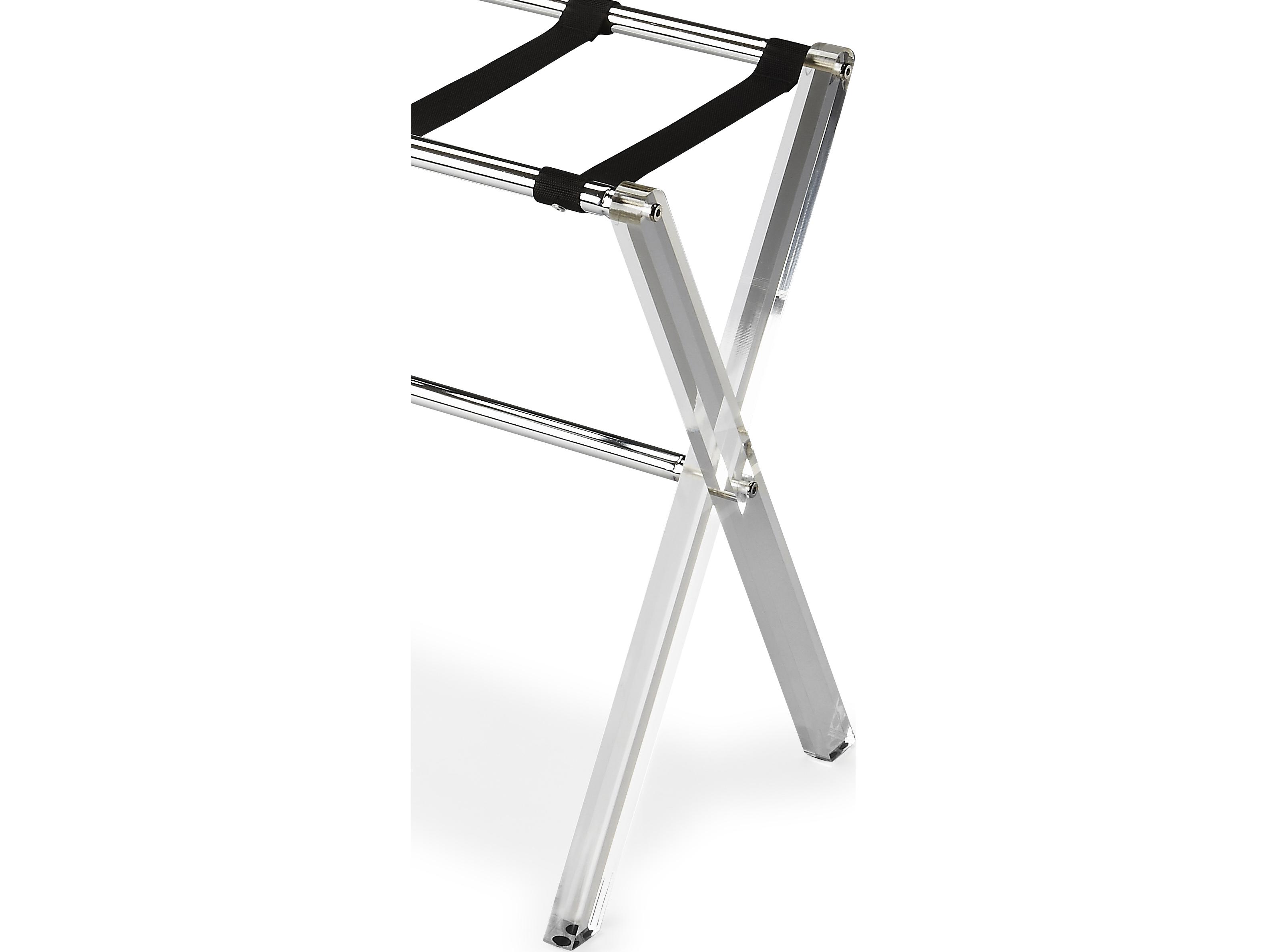 Butler Crystal Clear Luggage Rack
